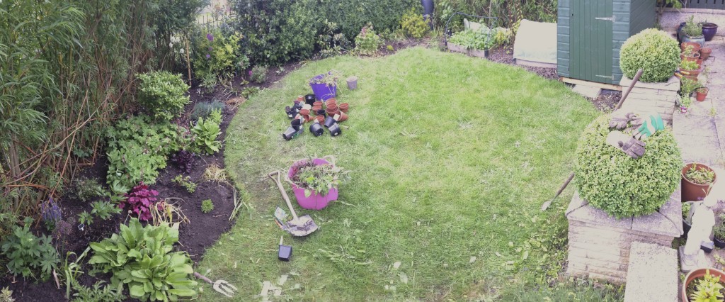 A garden panorama
