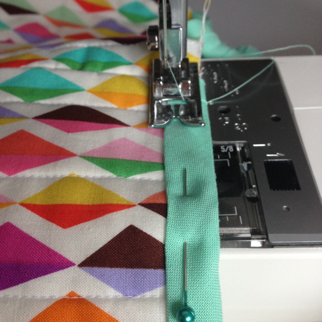 Attaching the binding