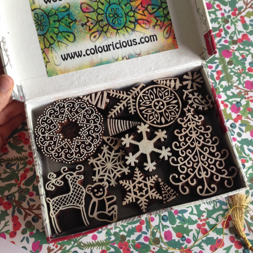Colouricious Christmas stamp collection