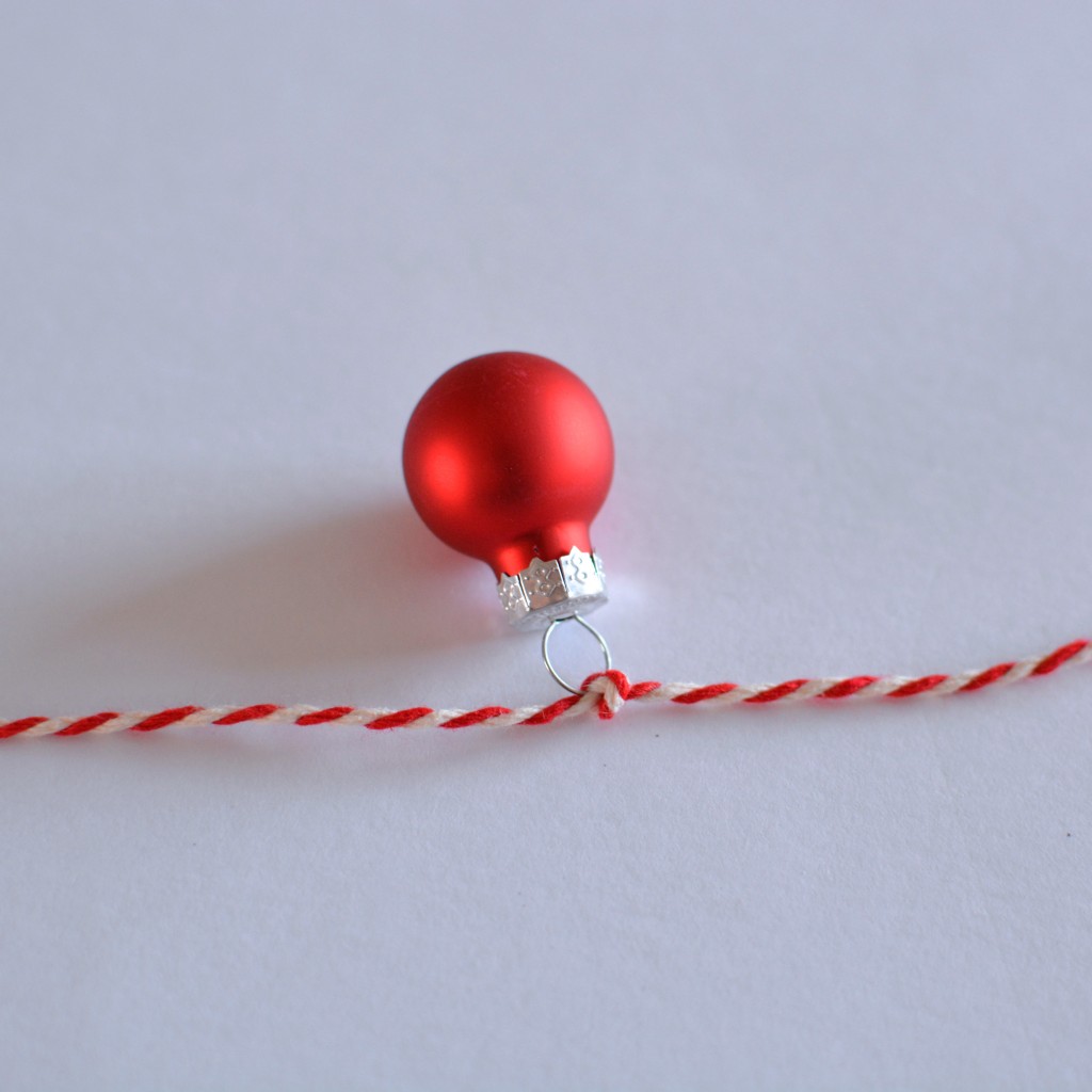 Position the first bauble
