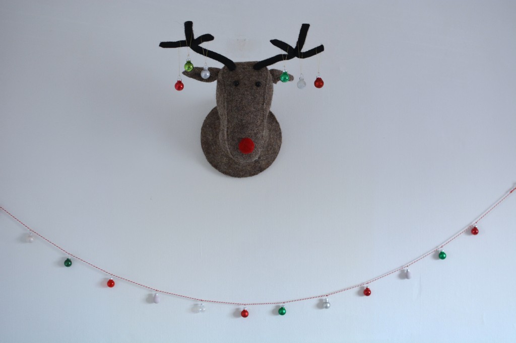 Reggie and our garland