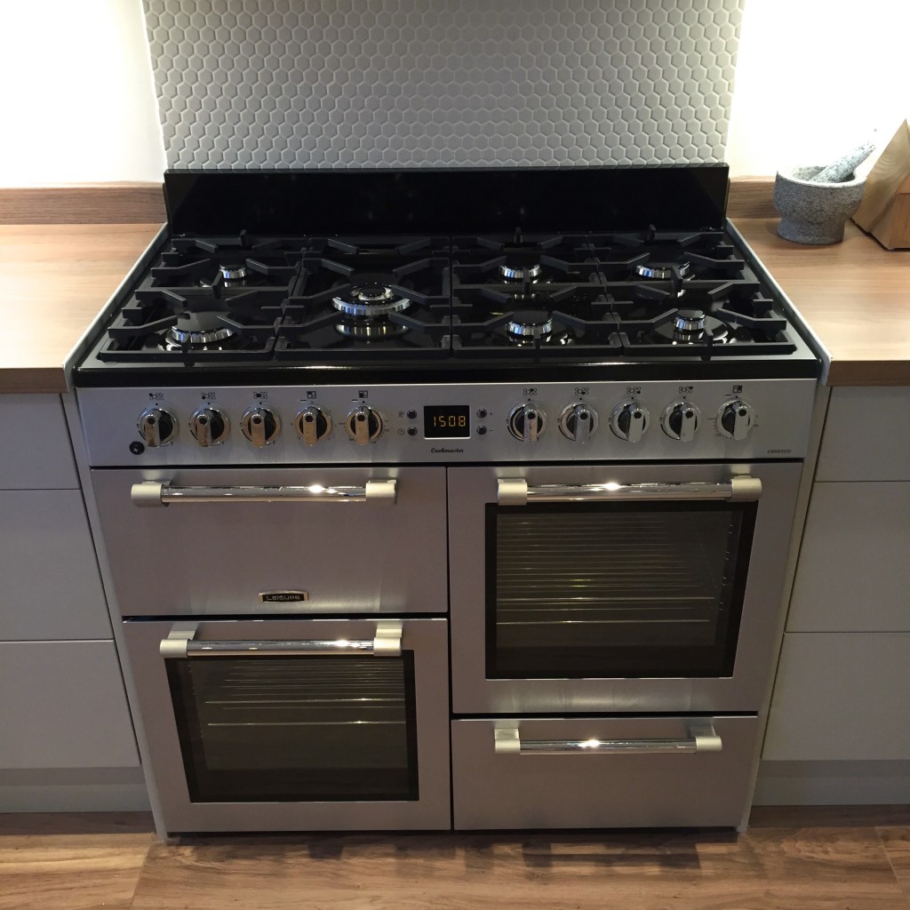 Range cooker and blockbusters splash back