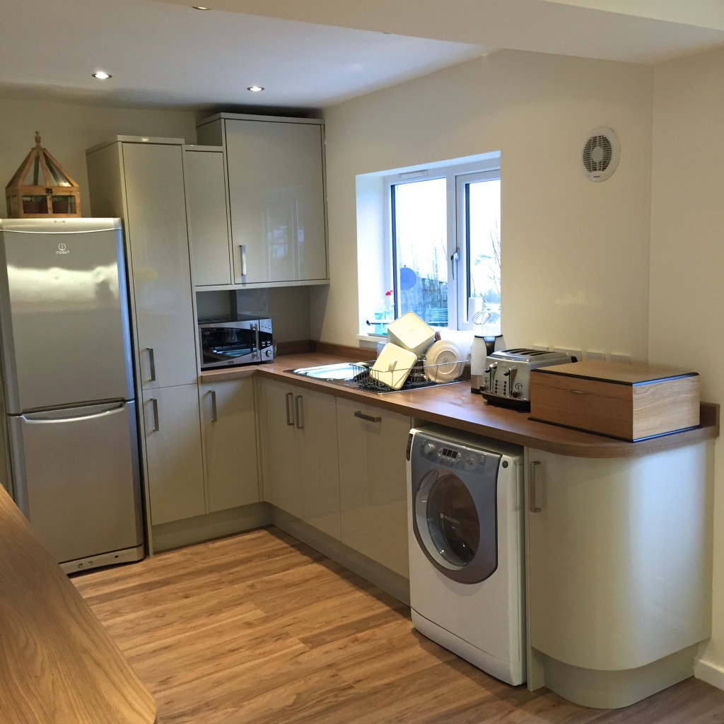 The utility area