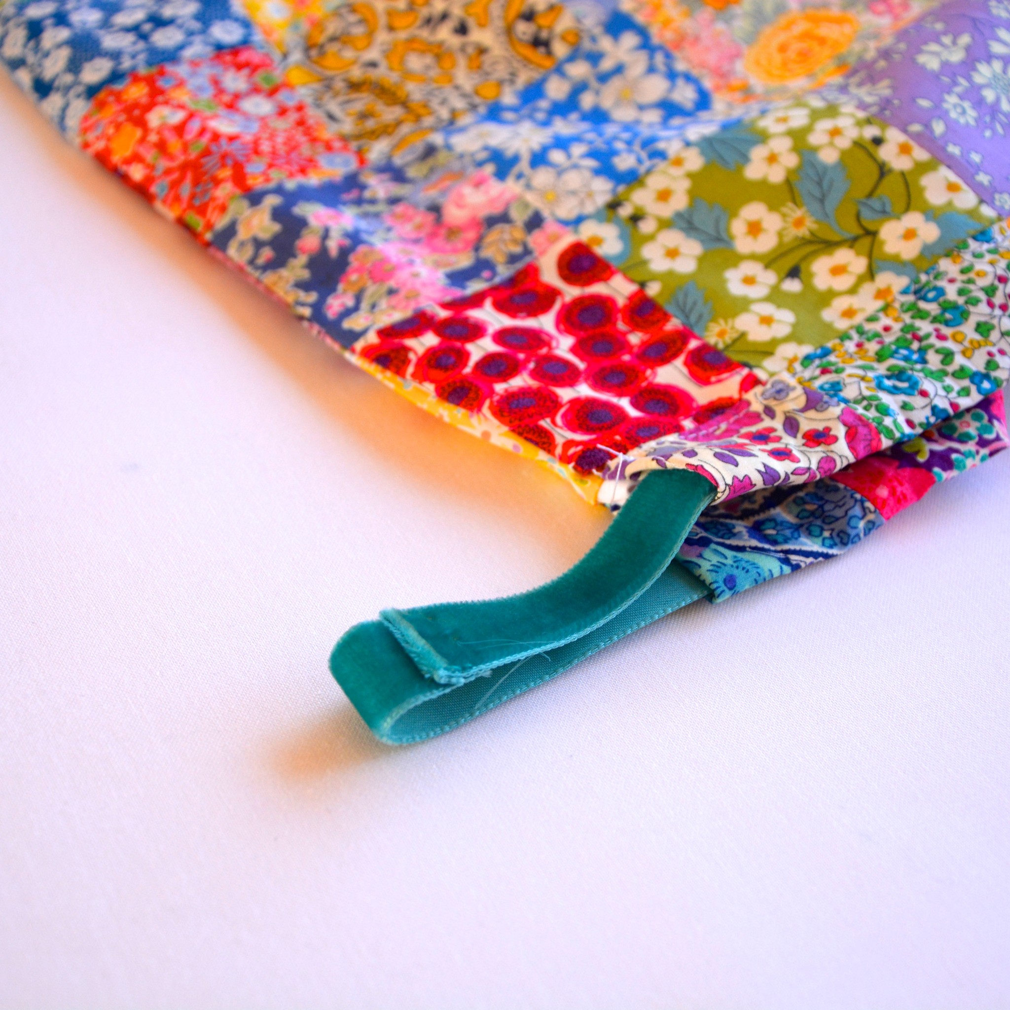 Secure the ribbon by hand
