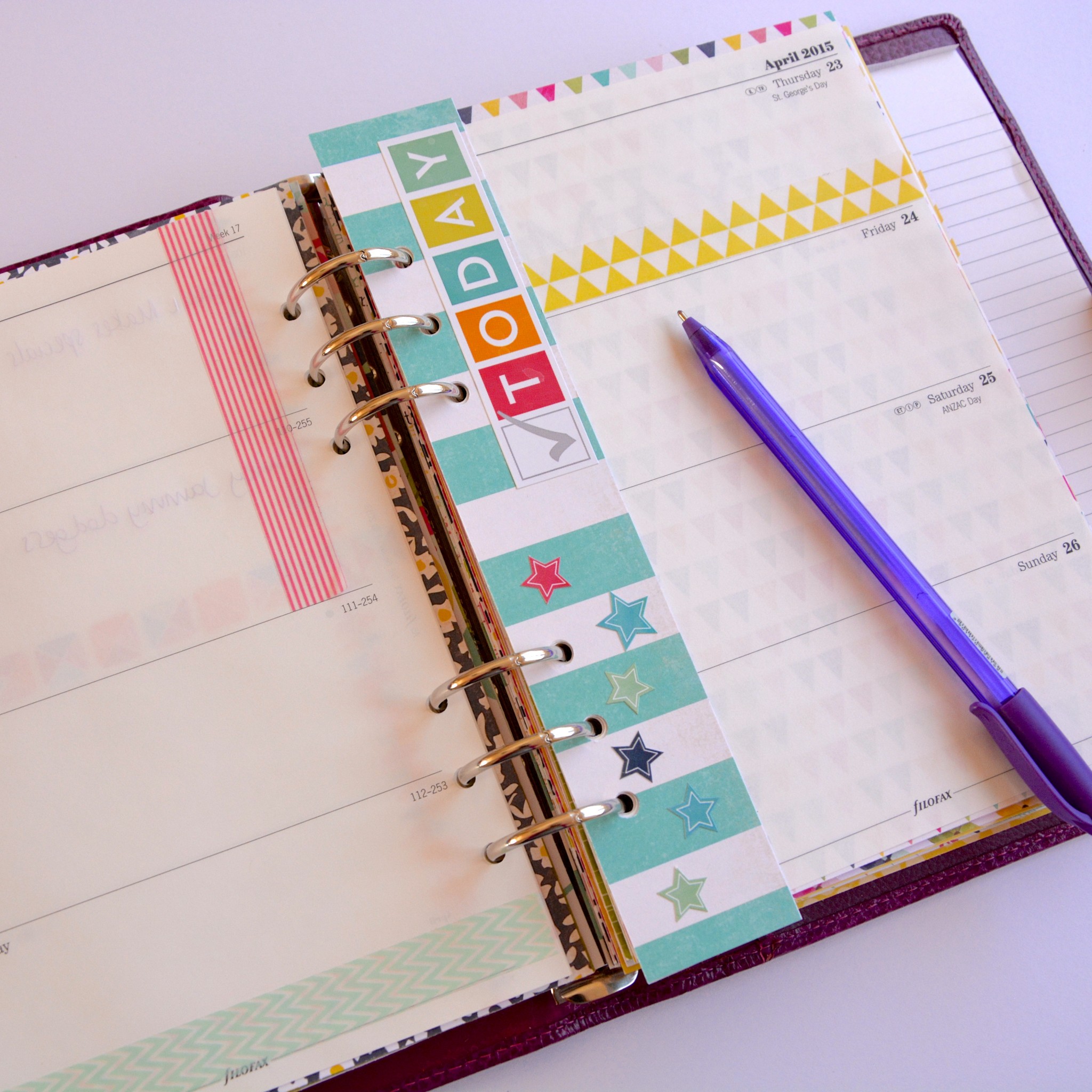 Bookmark for Filofax