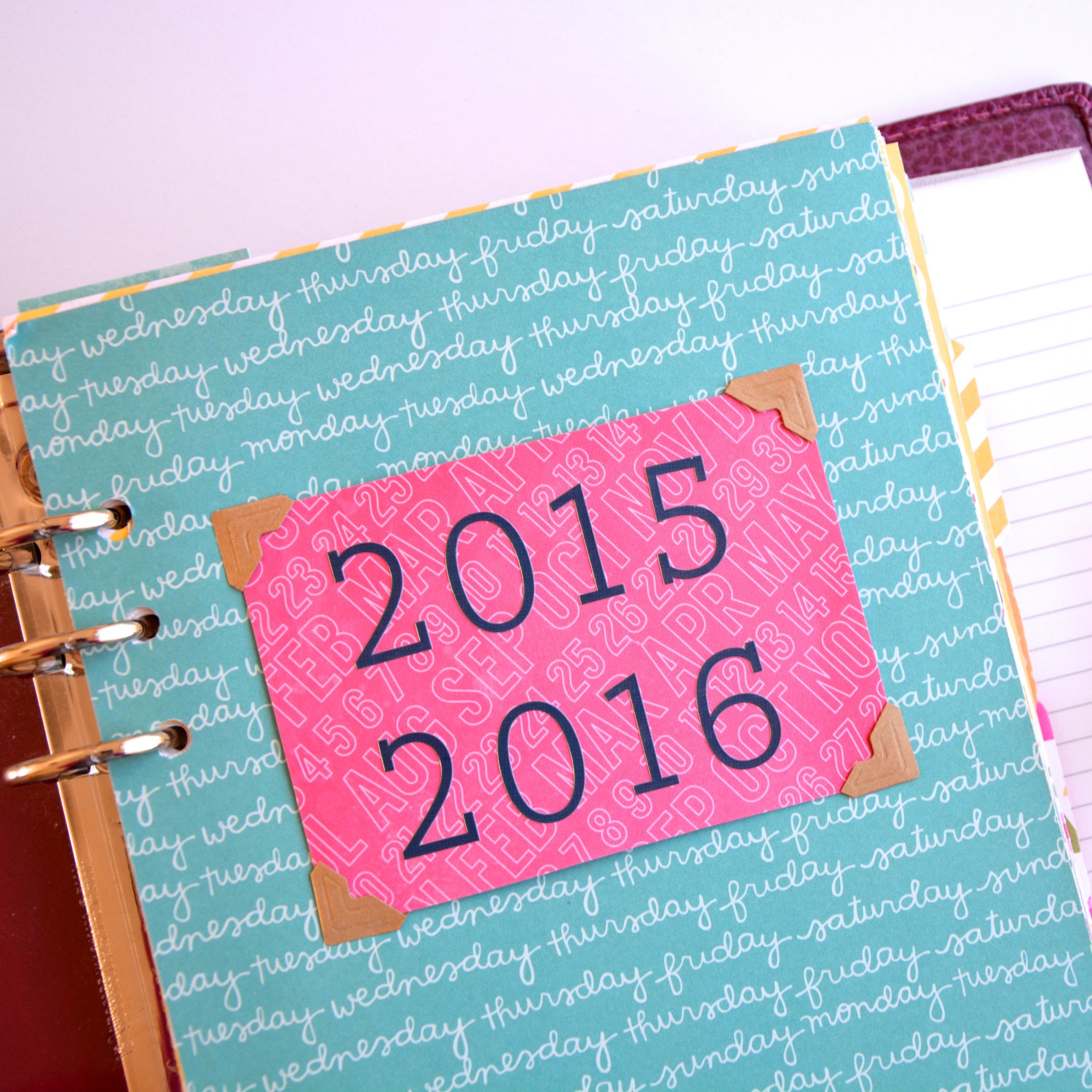 2015 Filofax page