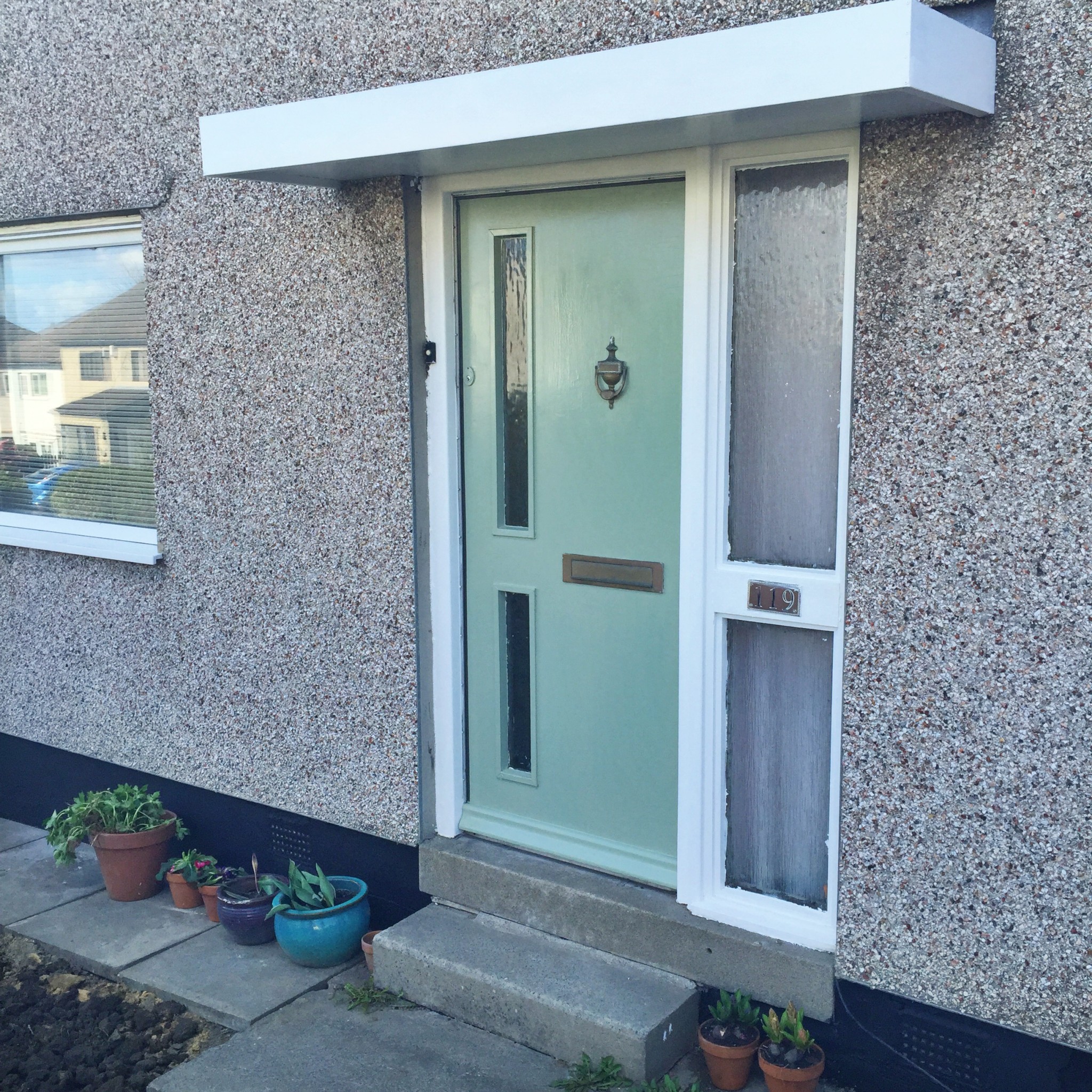 Love the new colour of our front door!