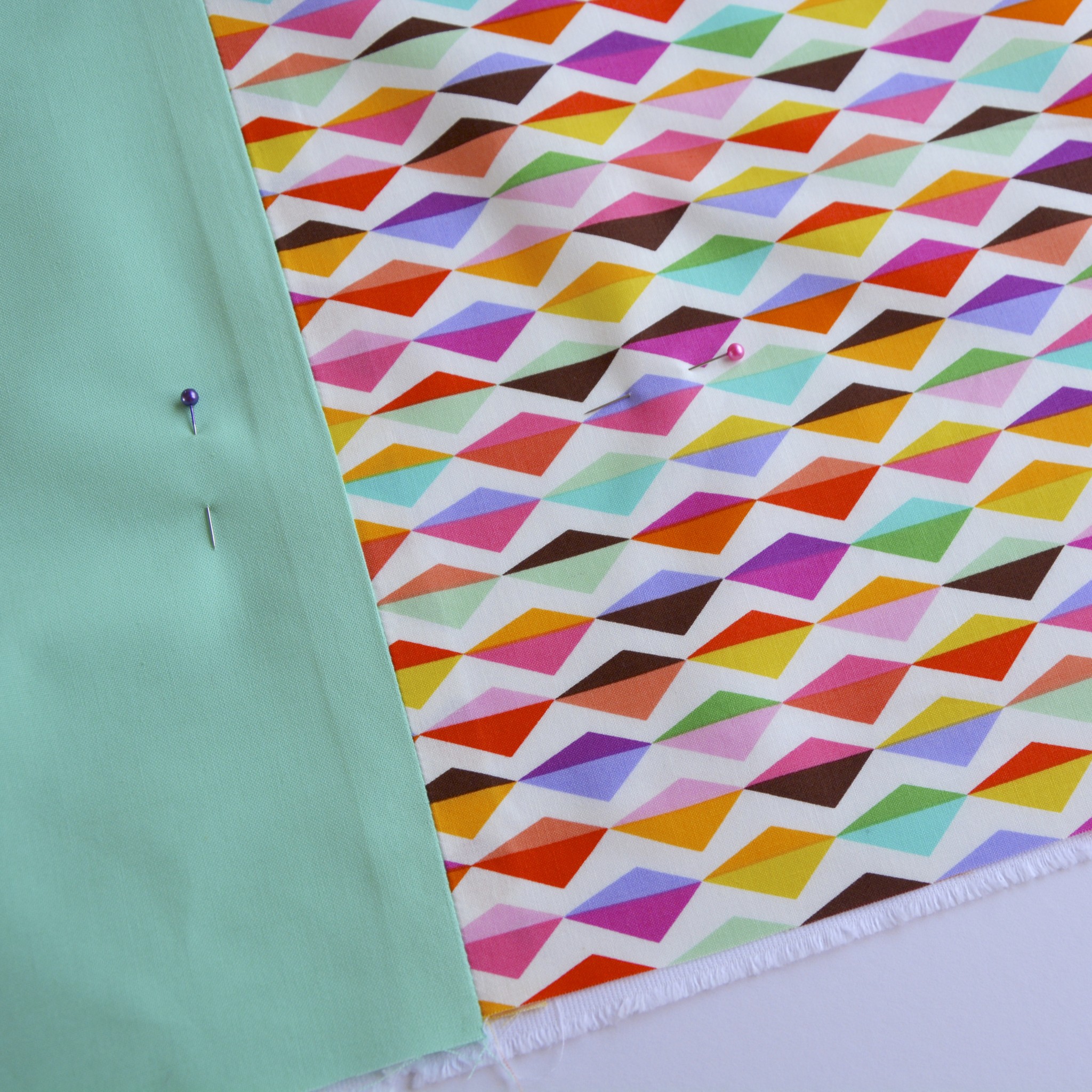Pin before quilting