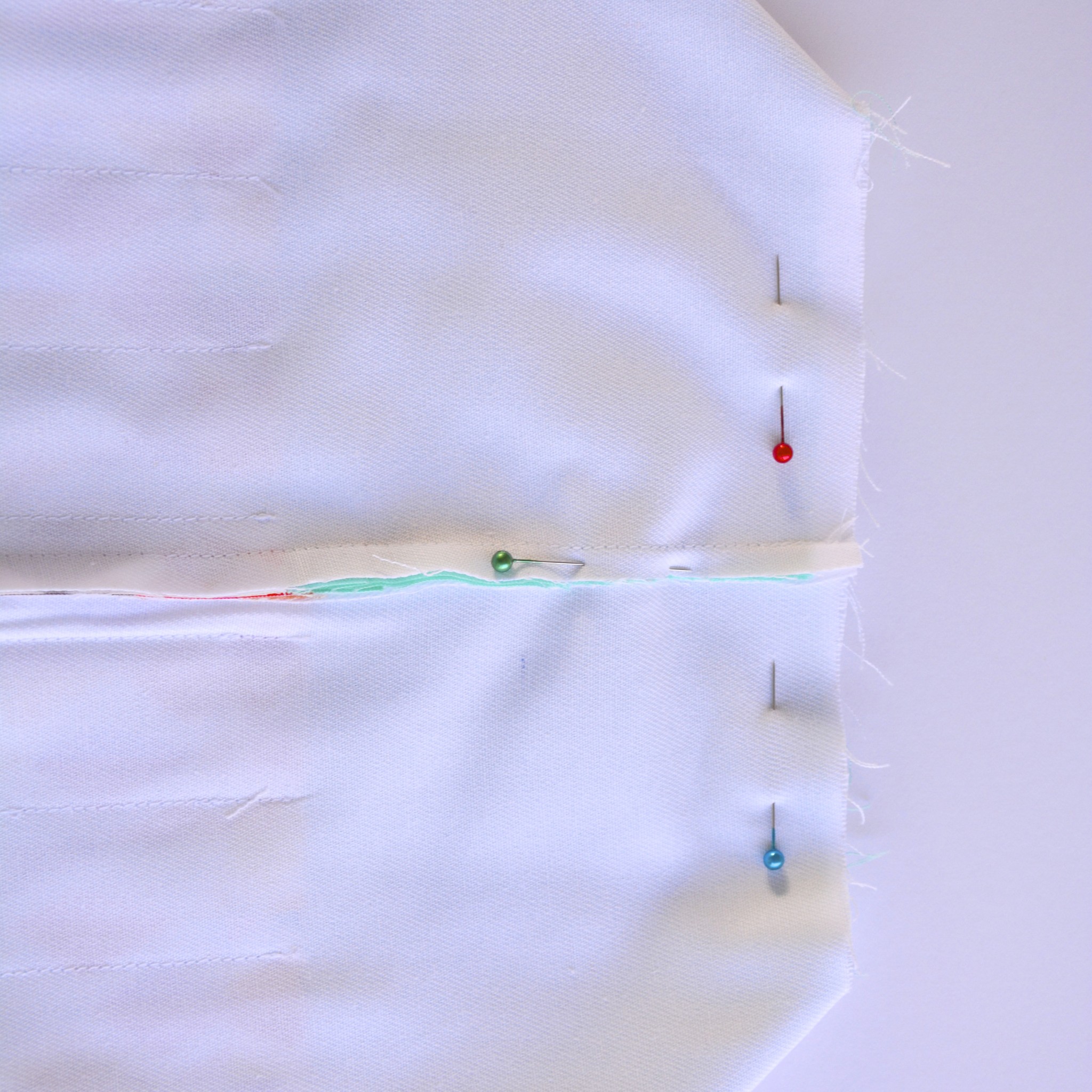 Pin the corners