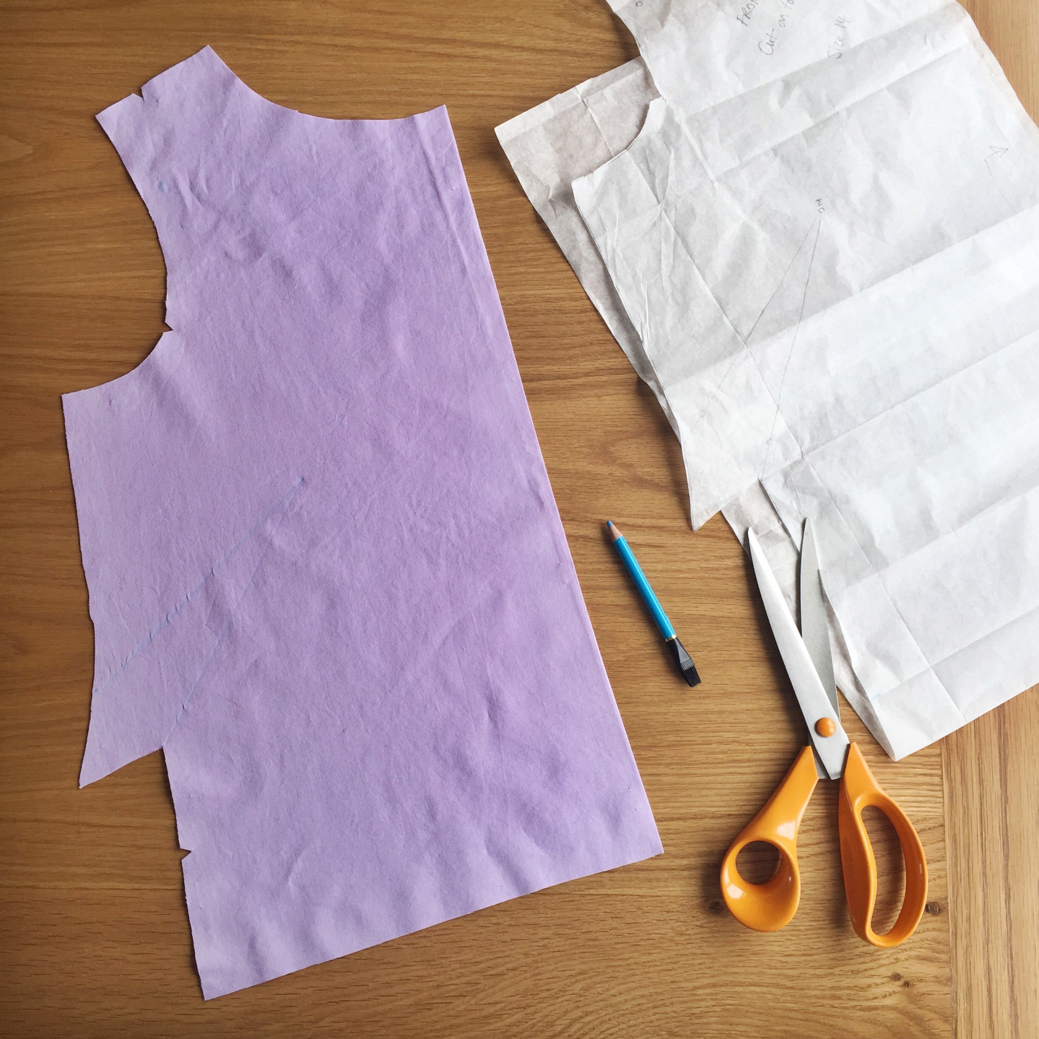 Working out the bodice