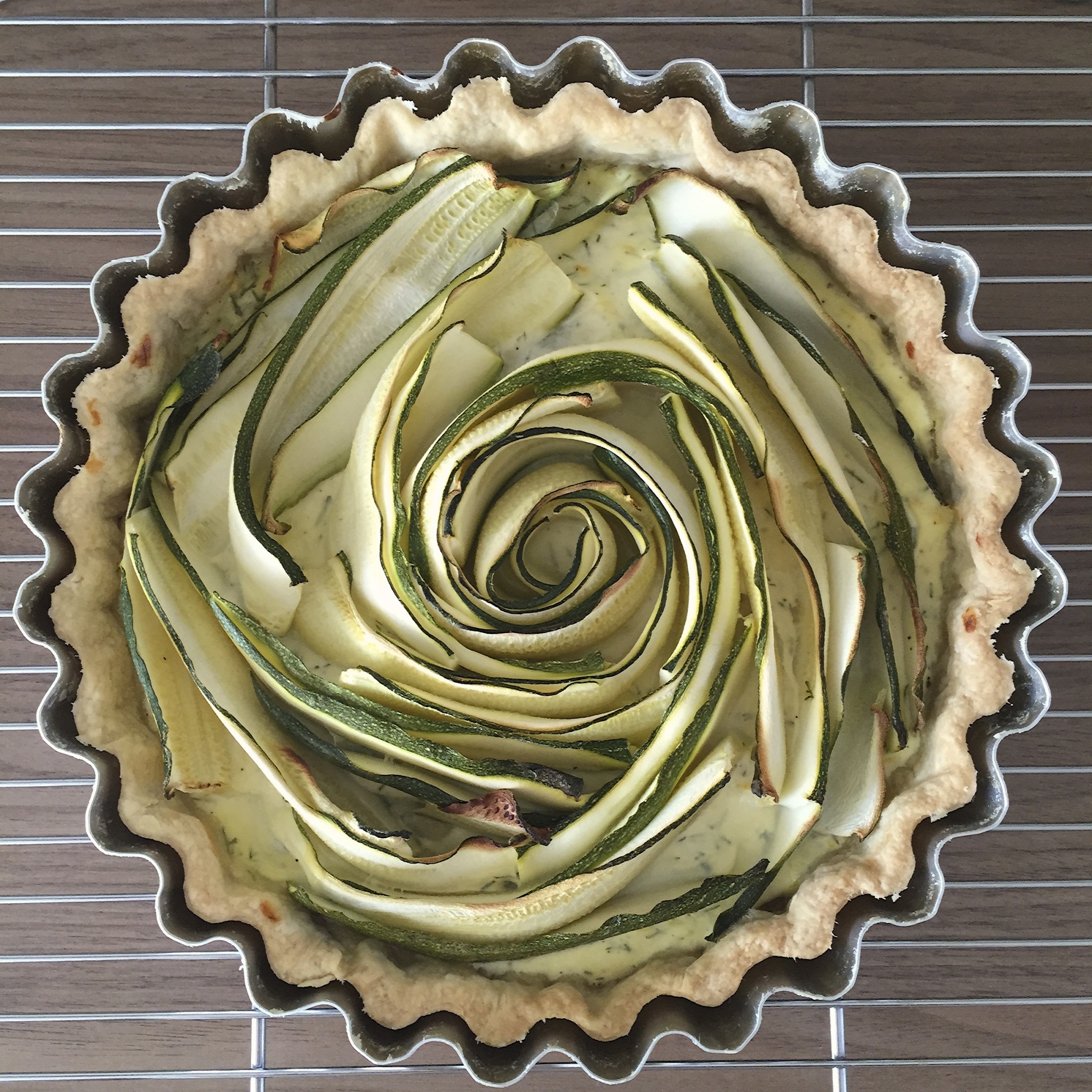 Spiral courgette tart | Hello! Hooray!