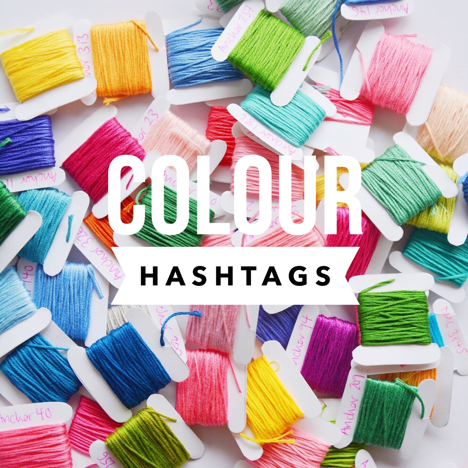 Colour hashtags | Hello! Hooray!