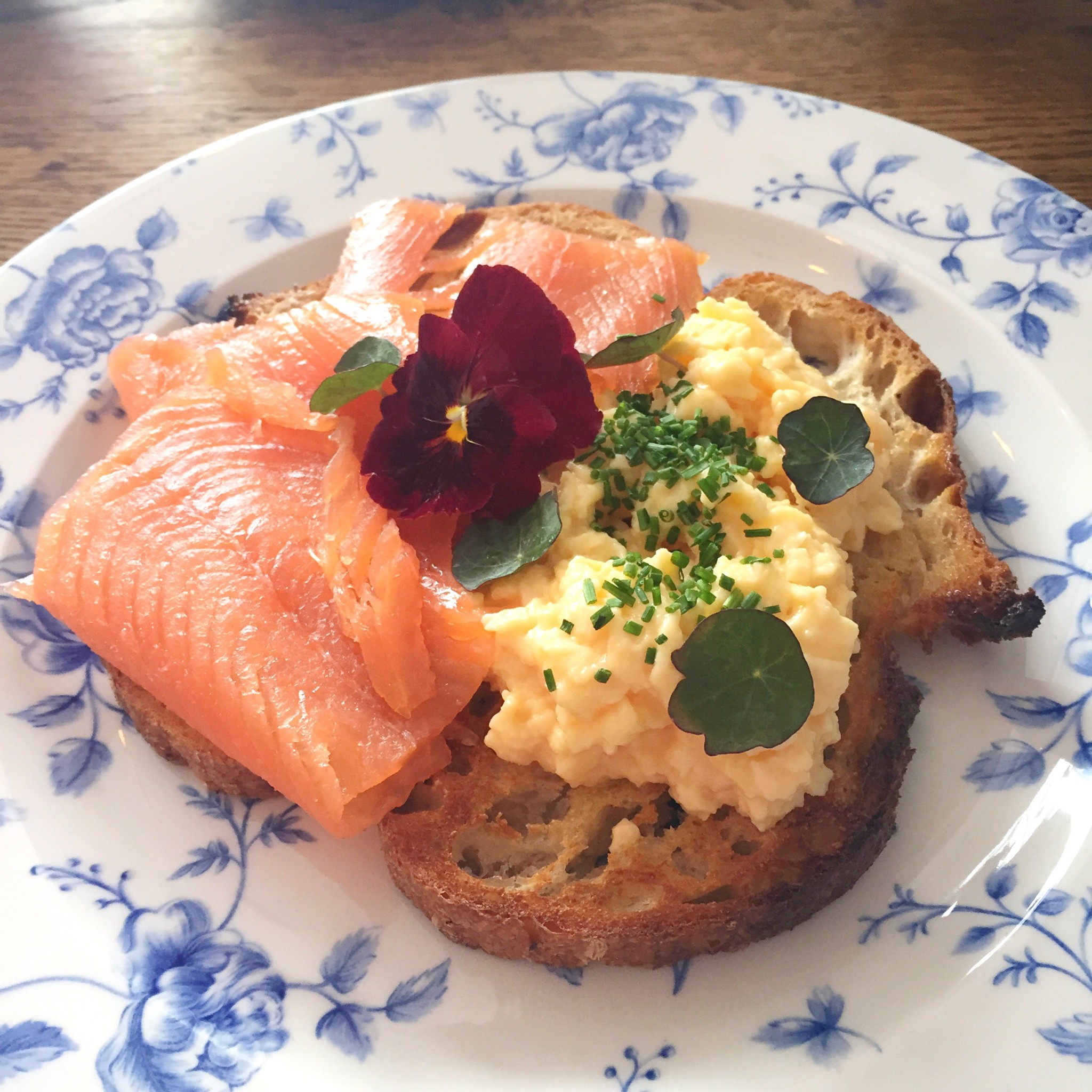 Violets breakfast | Hello! Hooray!