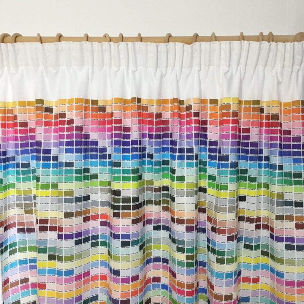 Pantone colour chart curtains | Hello! Hooray!