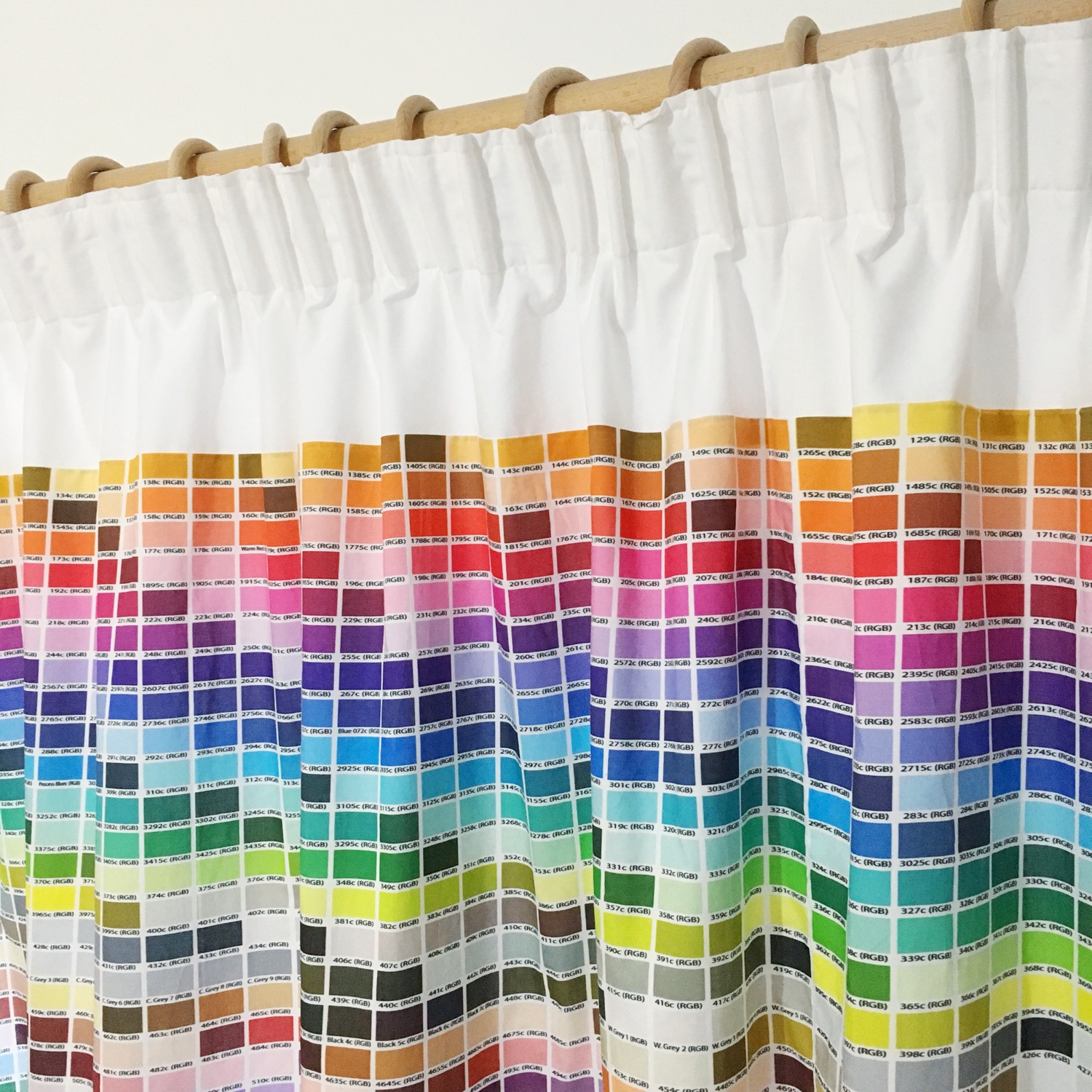 Pantone colour chart curtains | Hello! Hooray!
