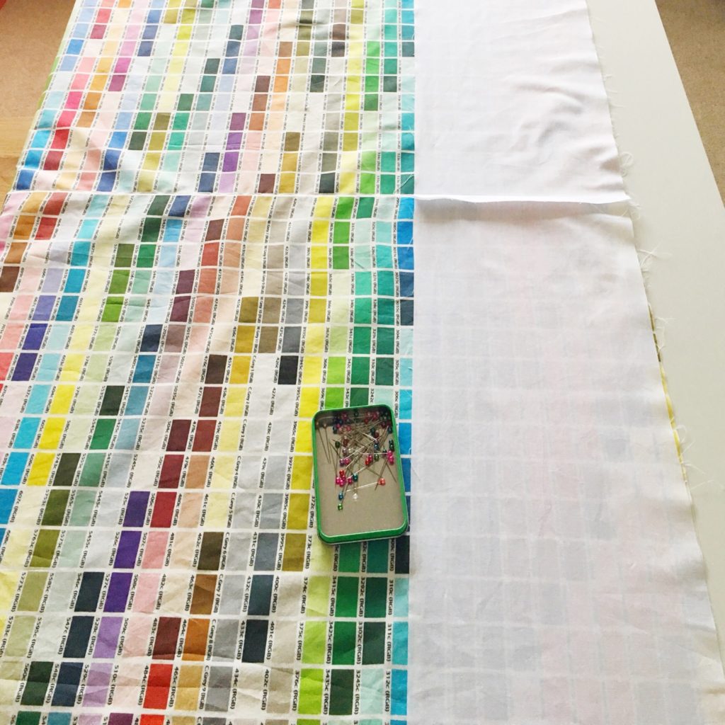 Sewing my Pantone colour chart curtains 3 | Hello! Hooray!