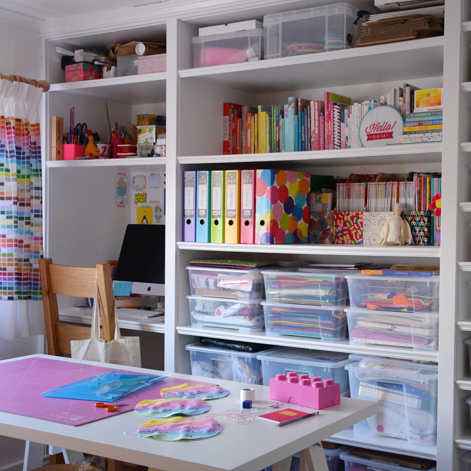 Colourful craft room | Hello! Hooray!