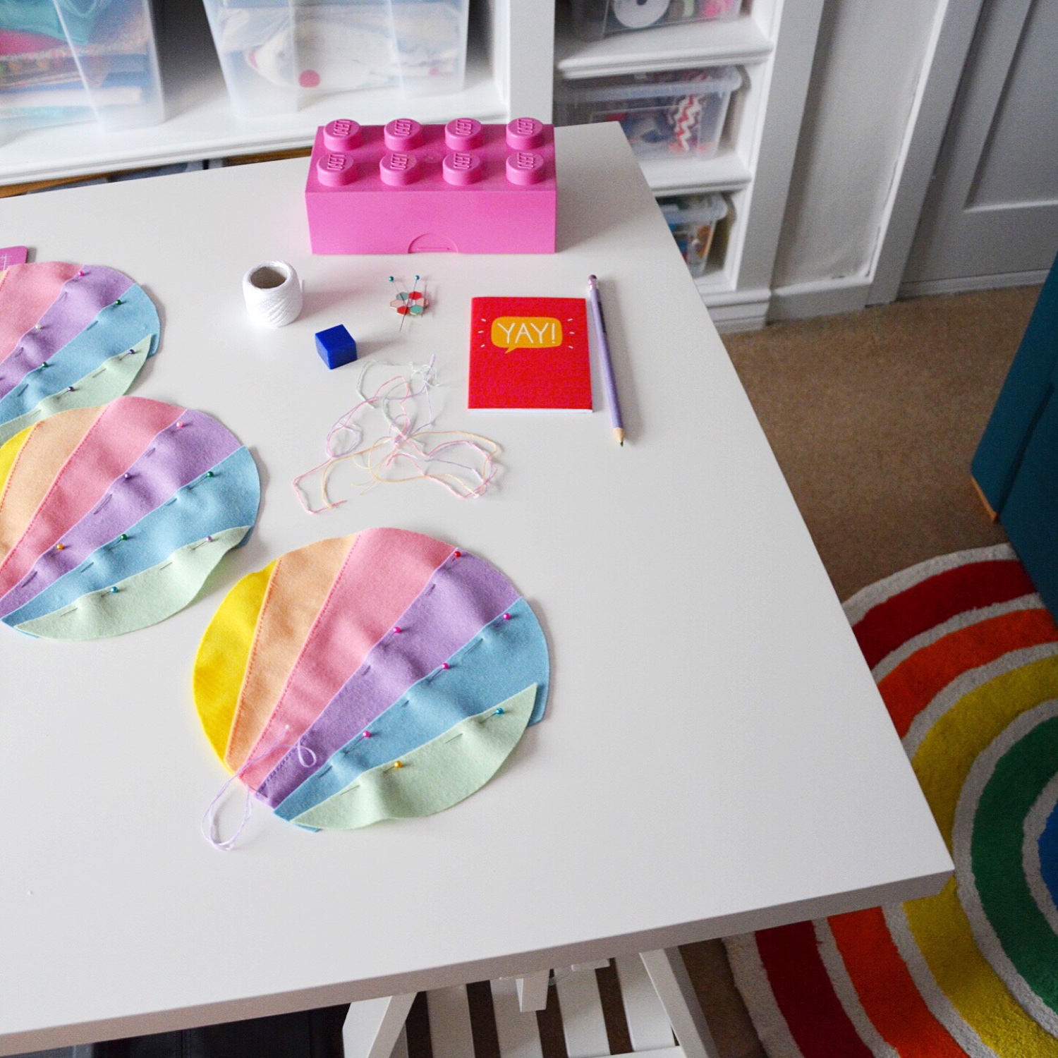Perfect desk for crafting | Hello! Hooray!