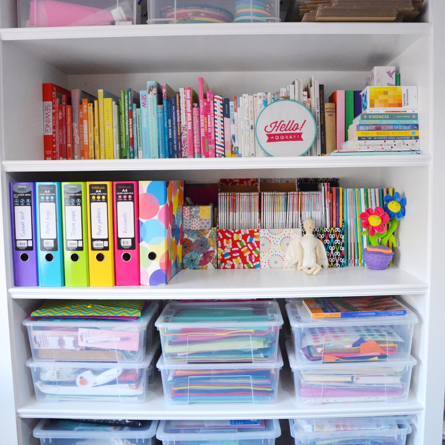Rainbow shelf | Hello! Hooray!