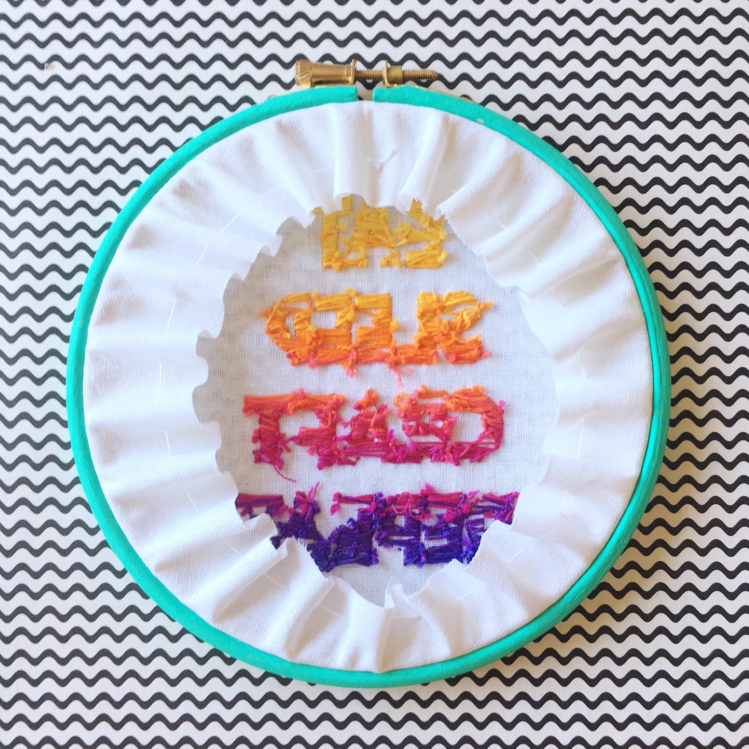 Eat Sleep Craft Repeat hoop guts | Hello! Hooray!