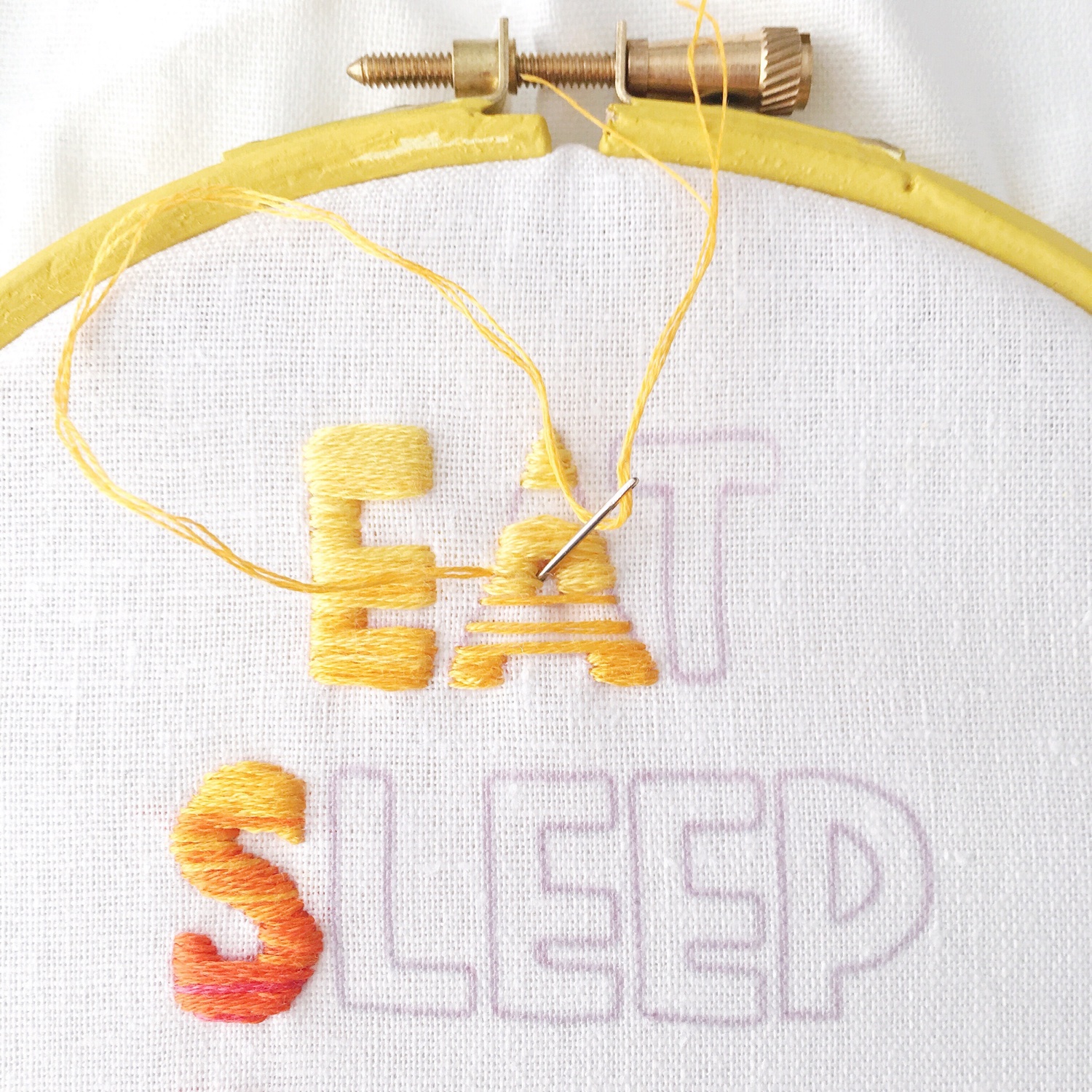 Ombre stitching step 2 | Hello! Hooray!