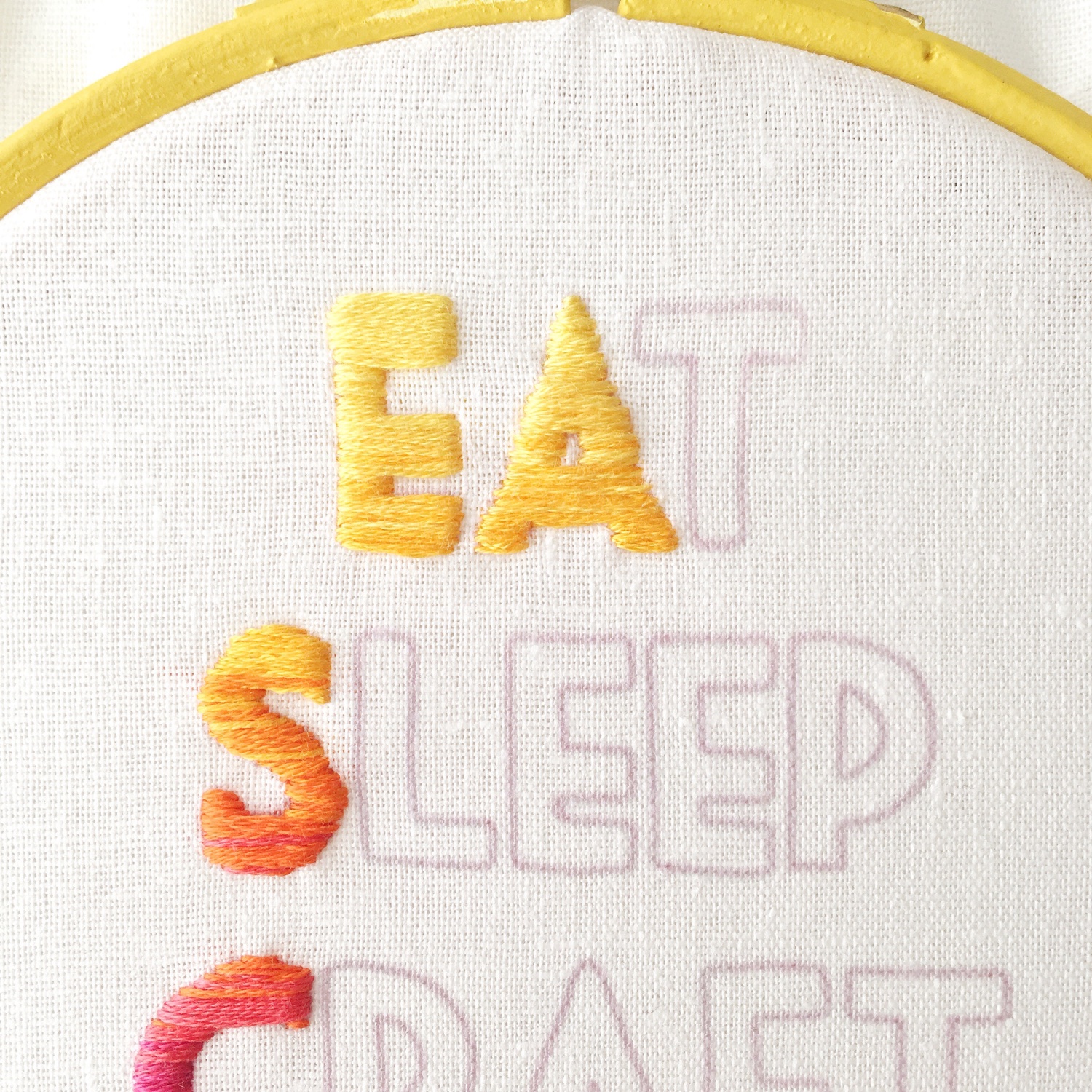 Ombre stitching step 3 | Hello! Hooray!