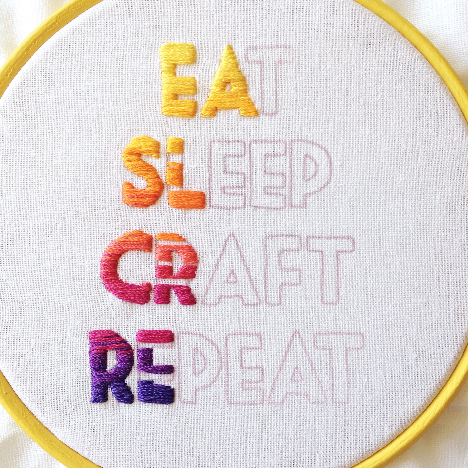 Ombre stitching step 4 | Hello! Hooray!
