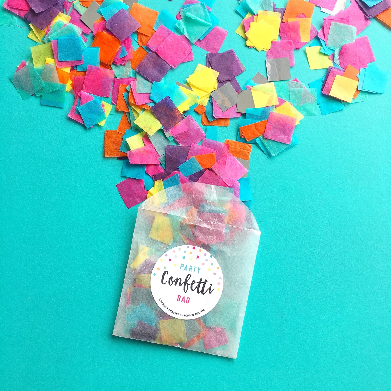 Pops of Colour confetti | Hello! Hooray!