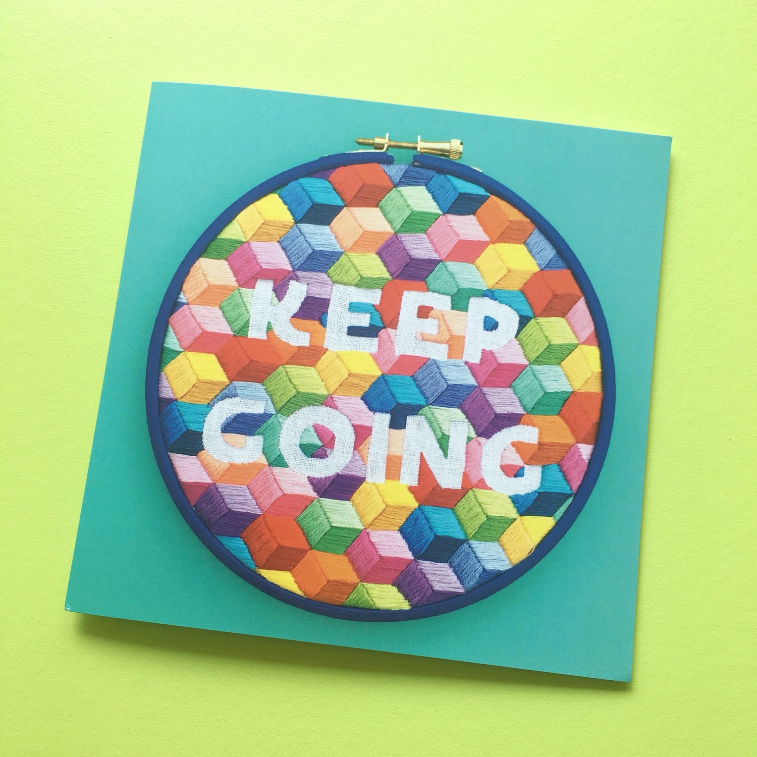 Keep Going blue card | Hello! Hooray!