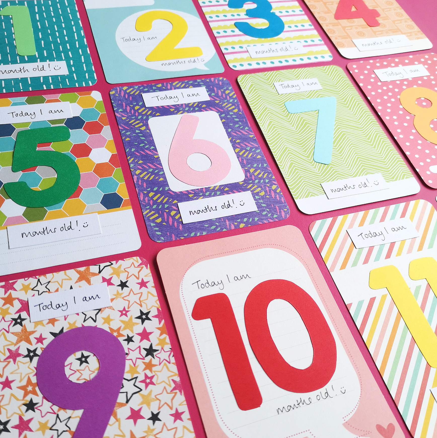 Baby milestone cards 2 | Hello! Hooray!
