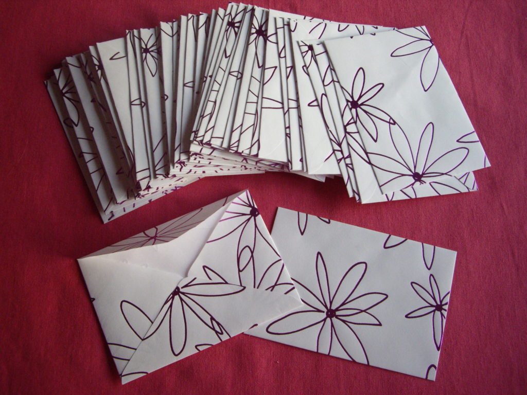 Making our wedding invitations (part 1)