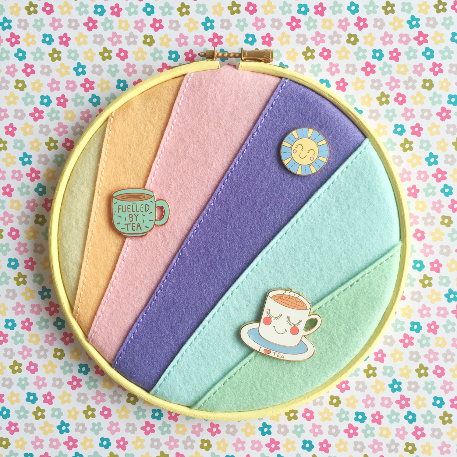 Crafty Colour Palette #2 pastel pin hoop | Hello! Hooray!