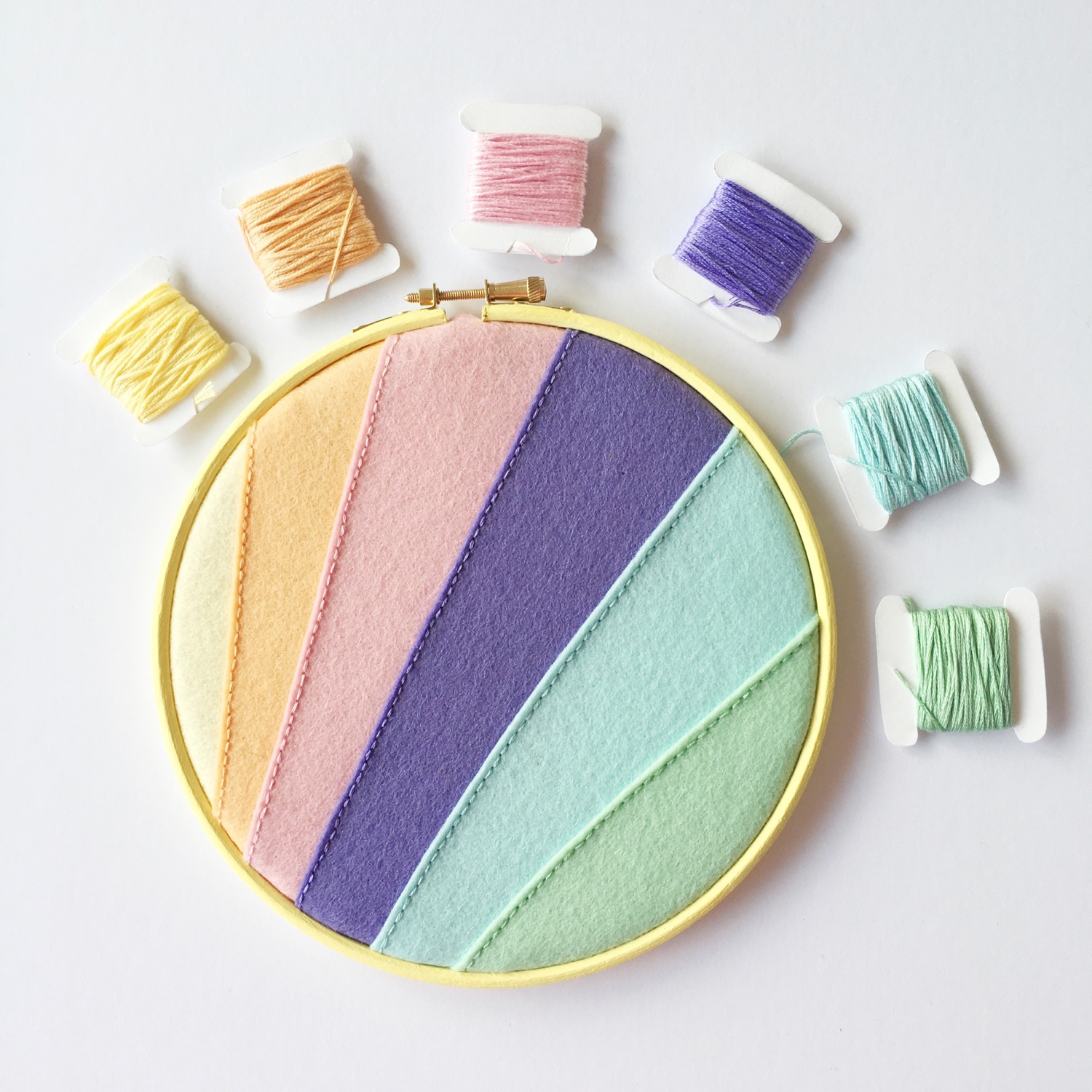 Crafty Colour Palette #2 pin hoop and thread | Hello! Hooray!