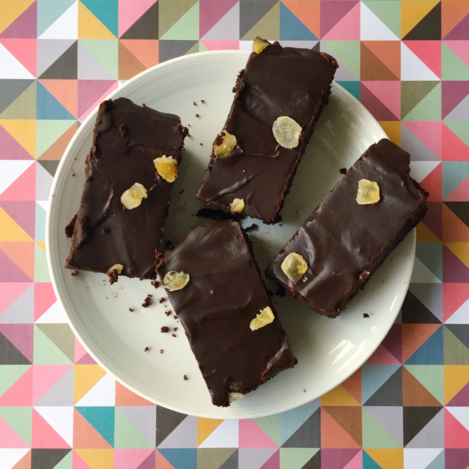Chocolate gingerbread brownies | Hello! Hooray!