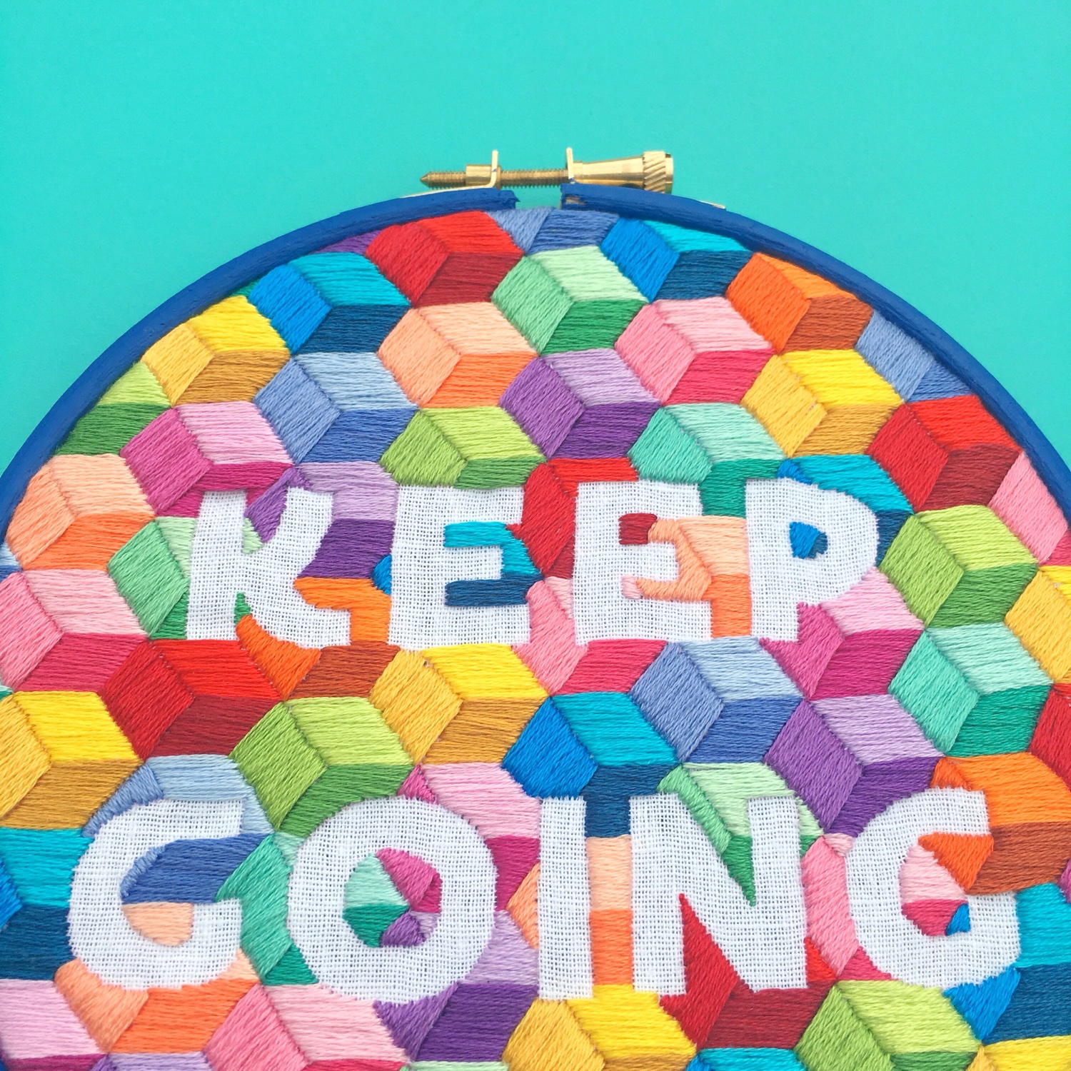 Keep Going geo pattern | Hello! Hooray!