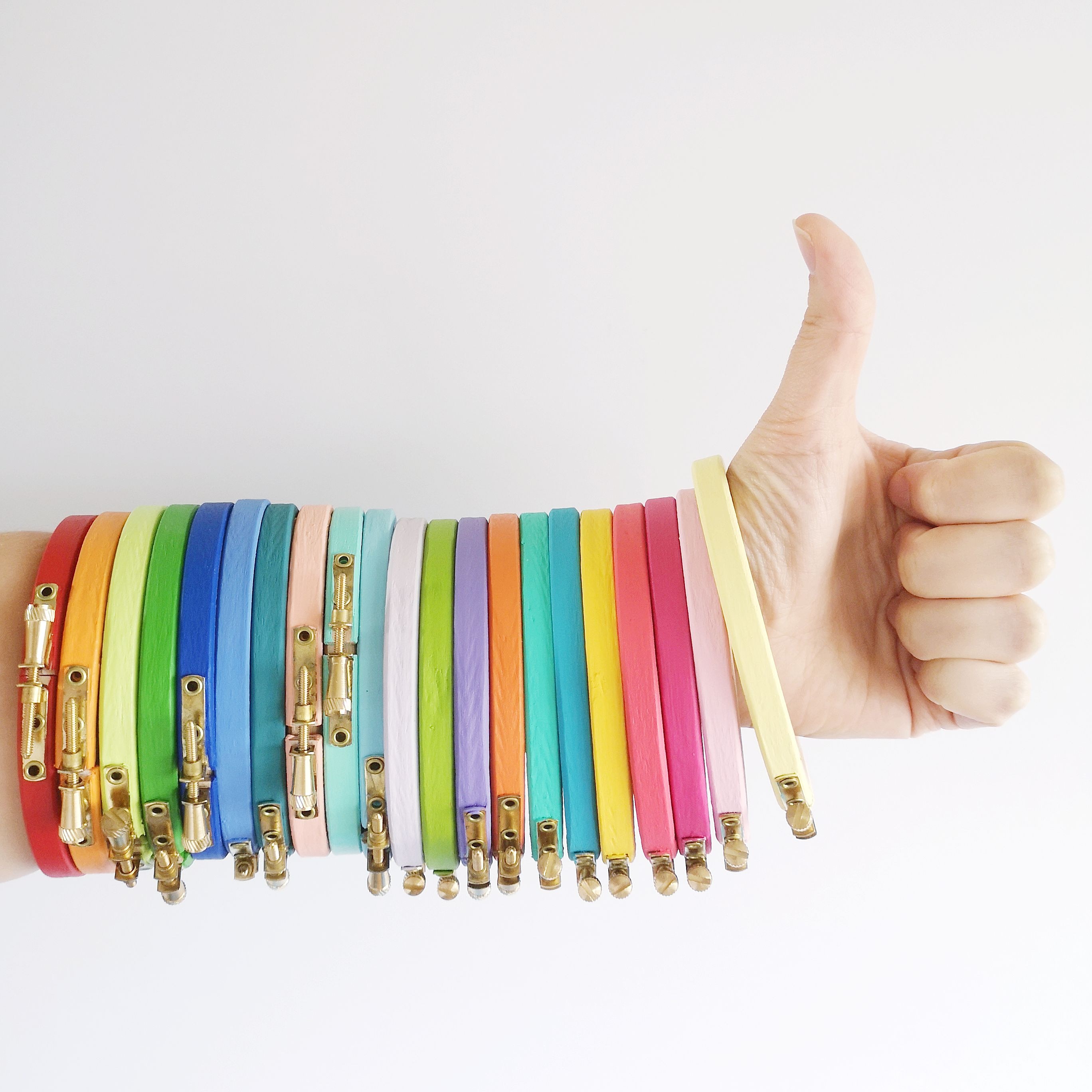 Custom hoop colours | Hello! Hooray!
