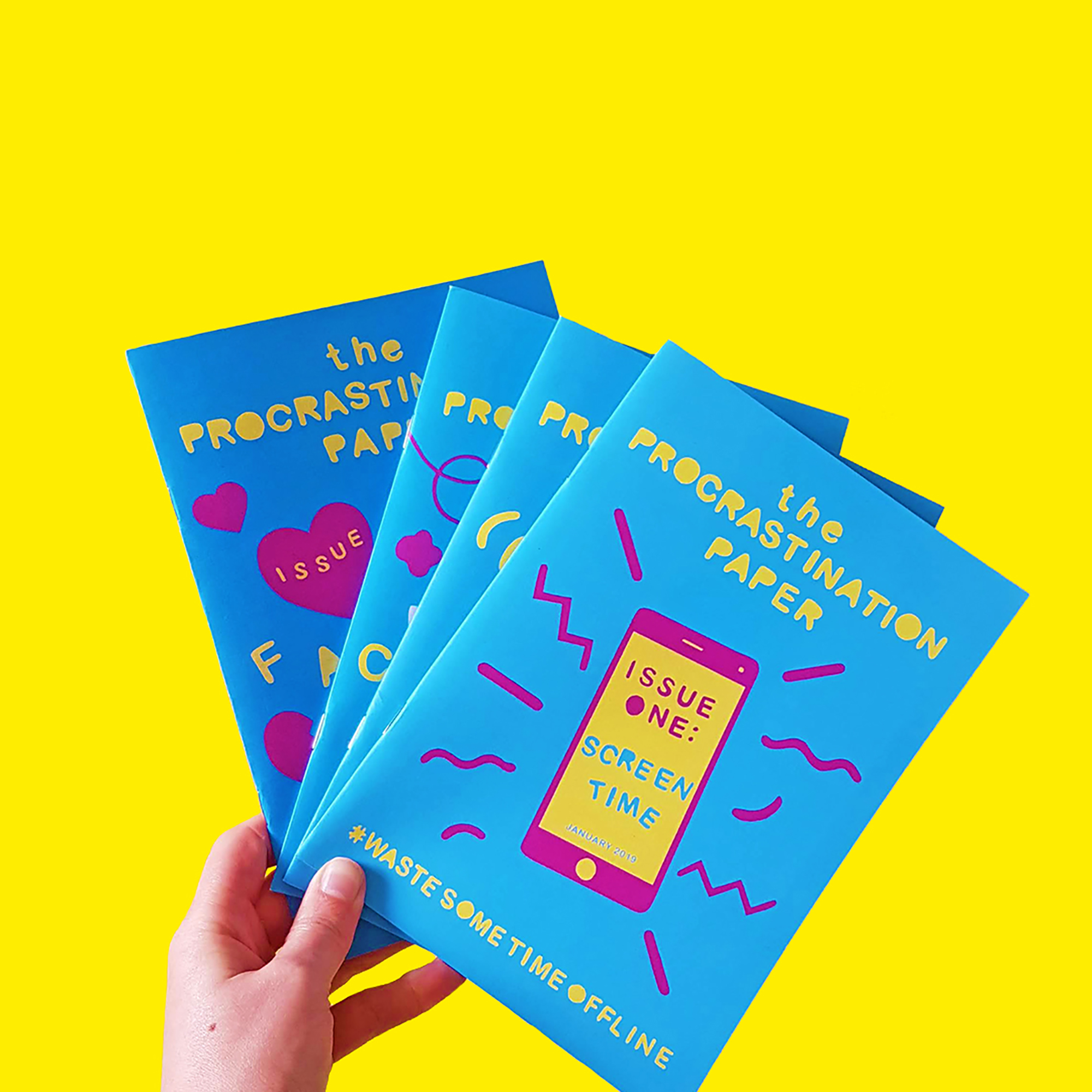 Procrastination Paper Mags by Zabby Allen