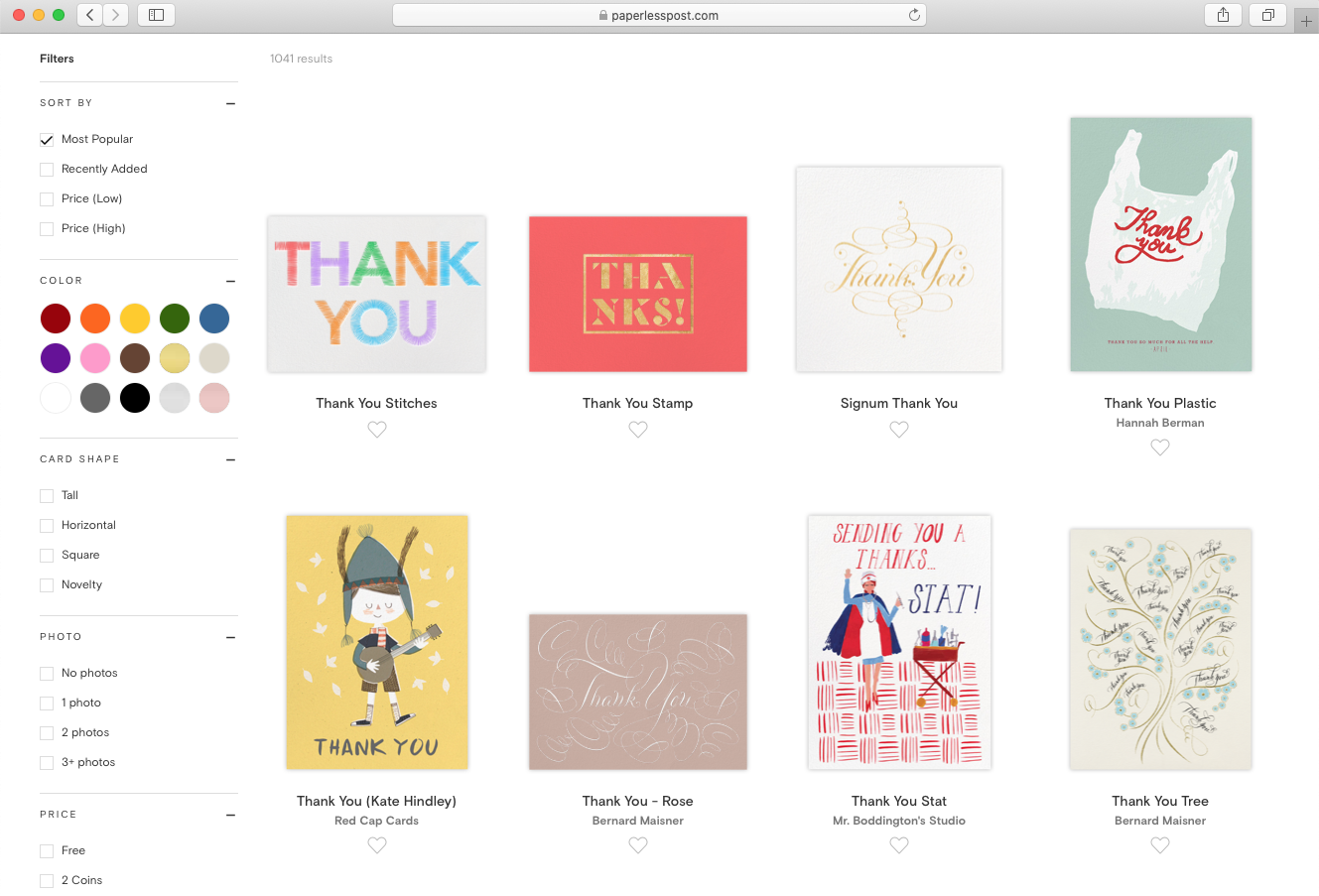 Thank you cards | Hello! Hooray!