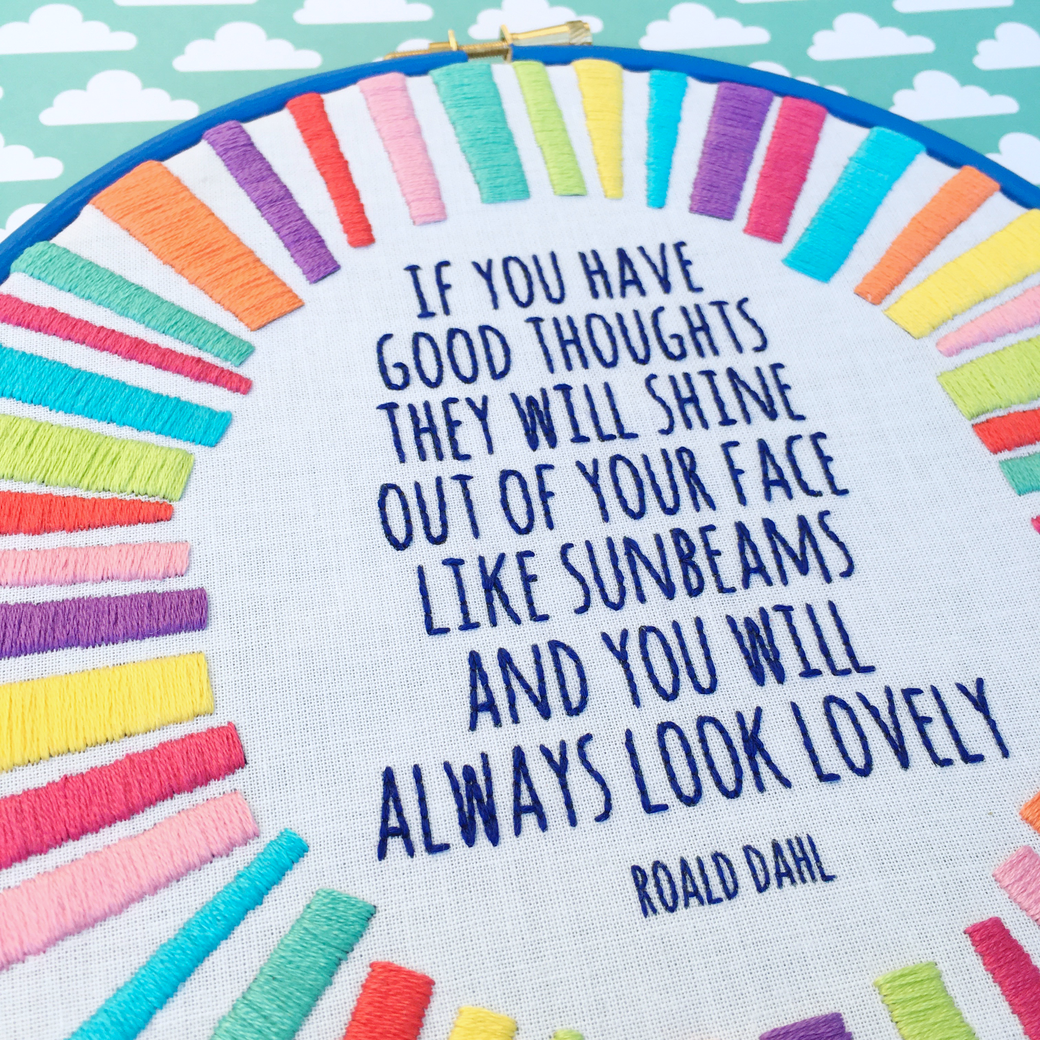 Sunbeams hoop close up | Hello! Hooray!