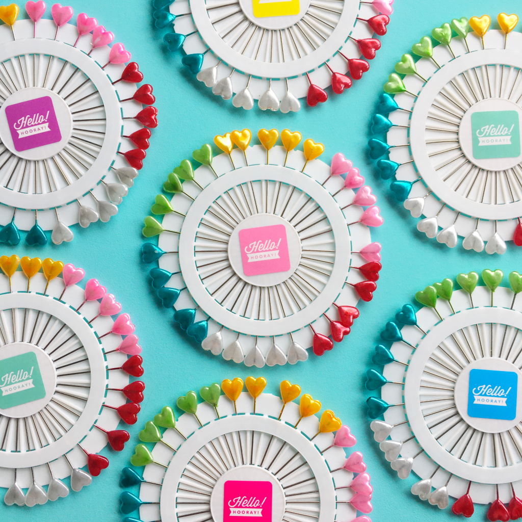 Heart shape extra long pin wheels | Hello! Hooray!