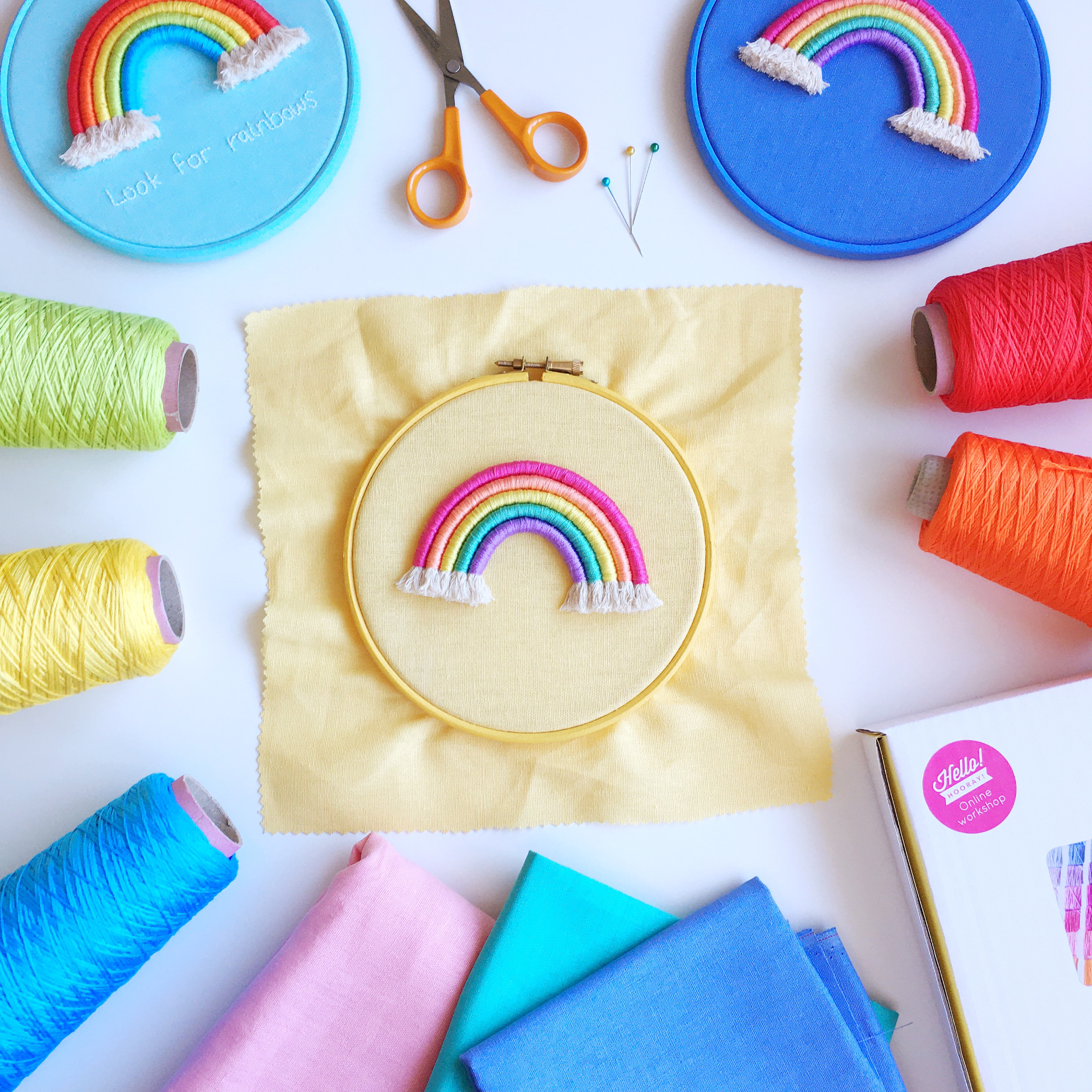 Rope Rainbows online workshop | Hello! Hooray!
