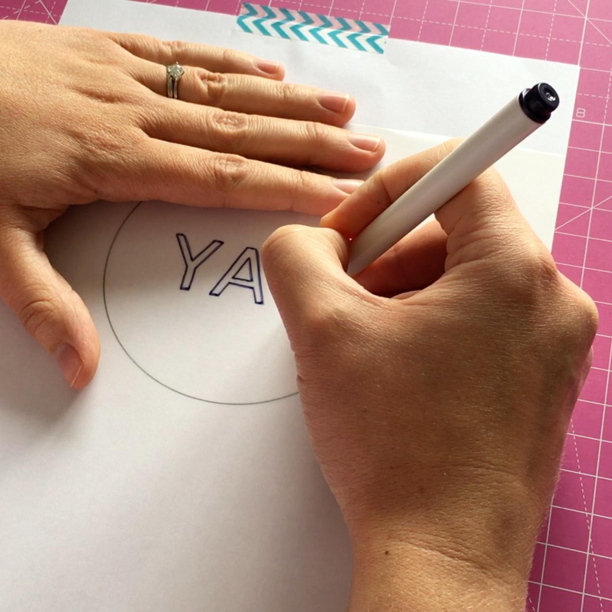 Using the Prym heat transfer pen | Hello! Hooray!