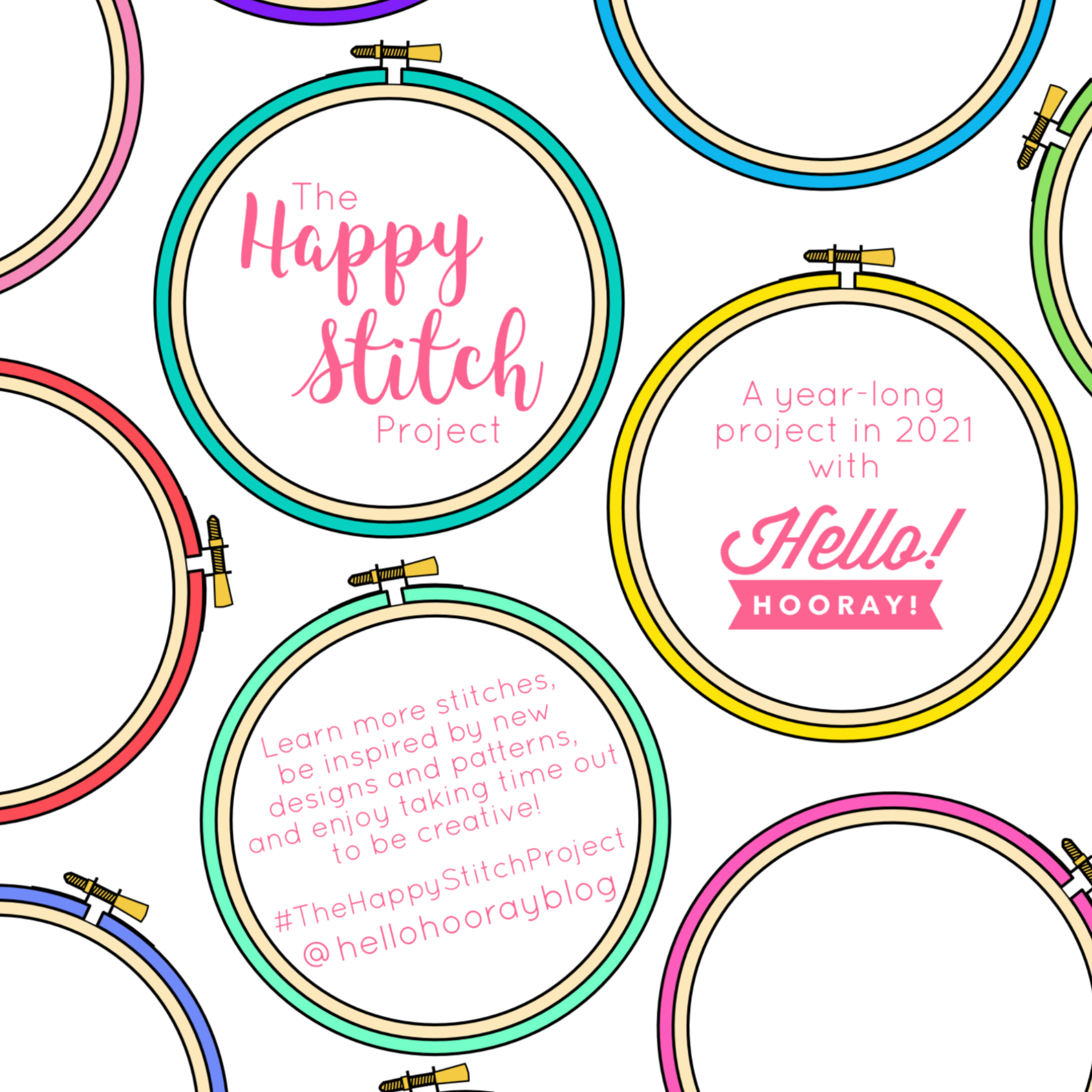 The Happy Stitch Project | Hello! Hooray!