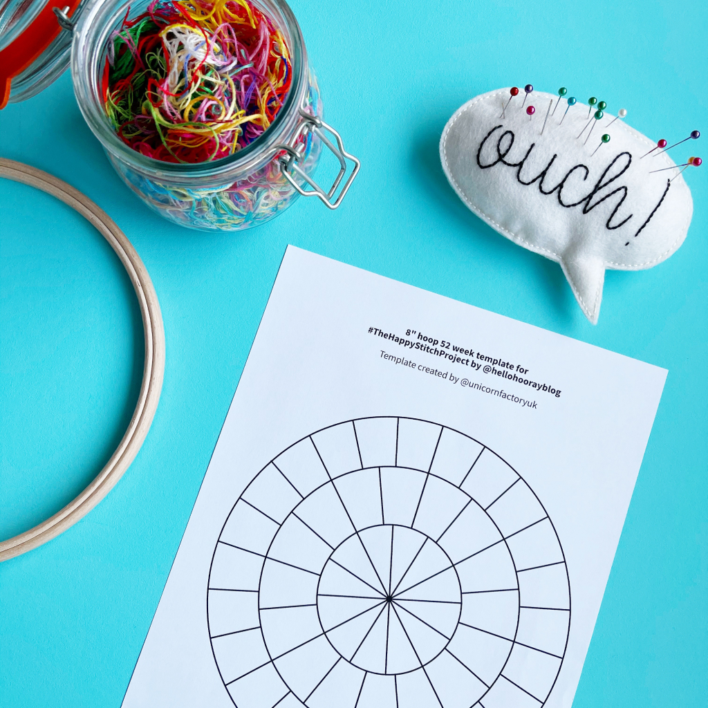 Happy Stitch hoop templates | Hello! Hooray!