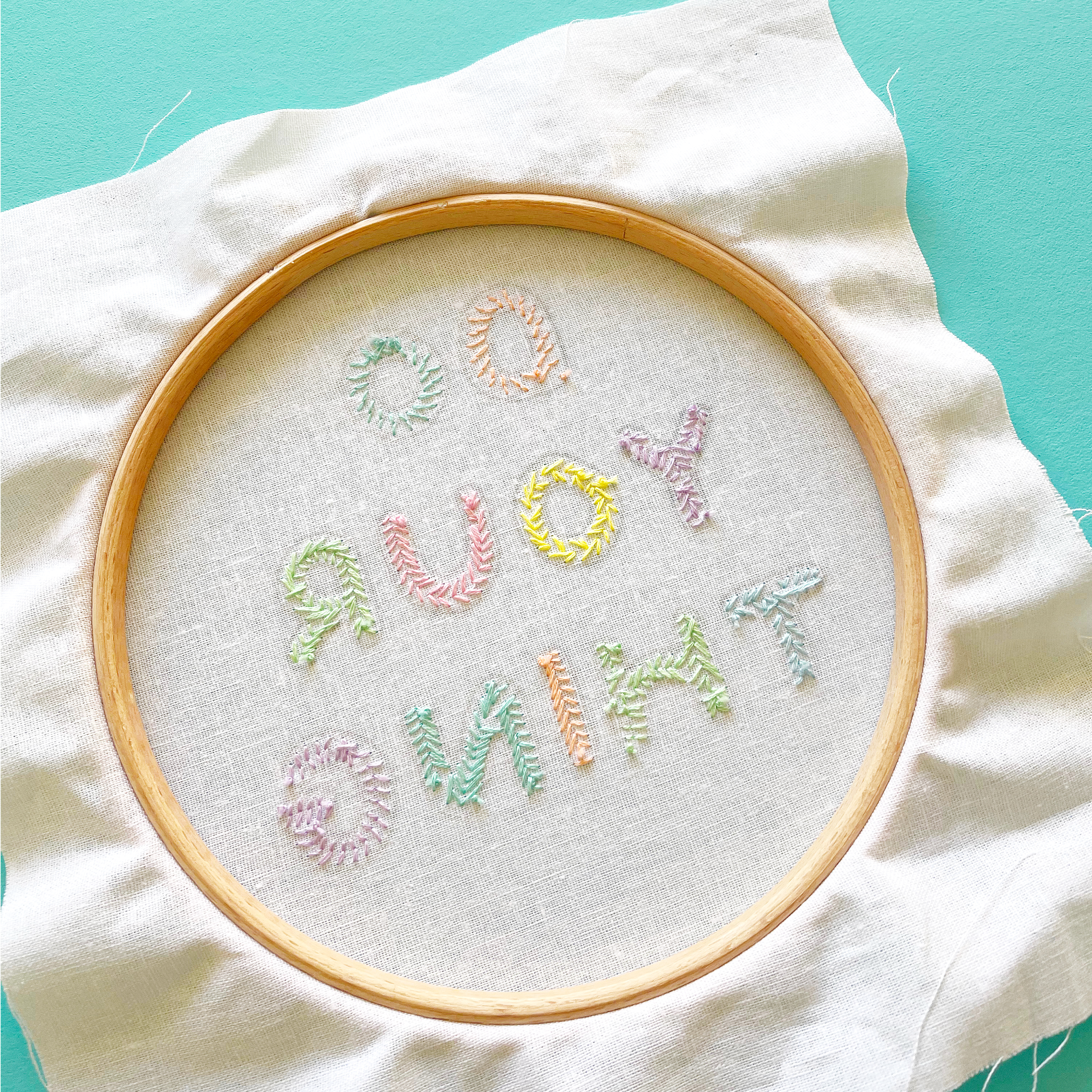 Do Your Thing hoop reverse | Hello! Hooray!