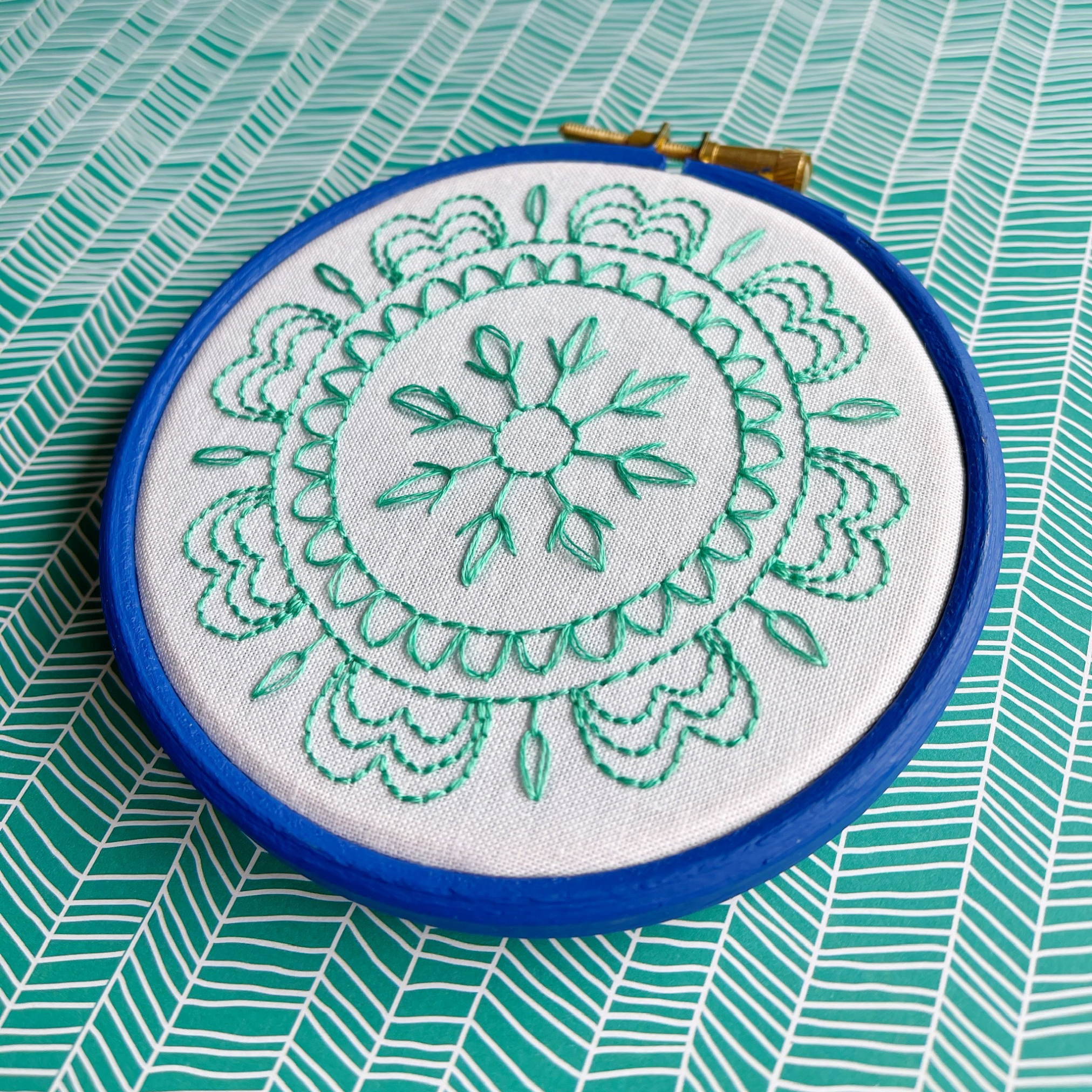 Spring mandala hoop | Hello! Hooray!