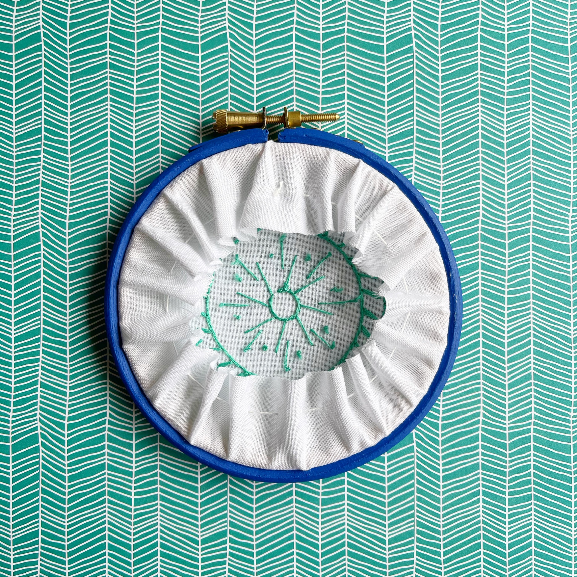 Spring mandala hoop reverse | Hello! Hooray!
