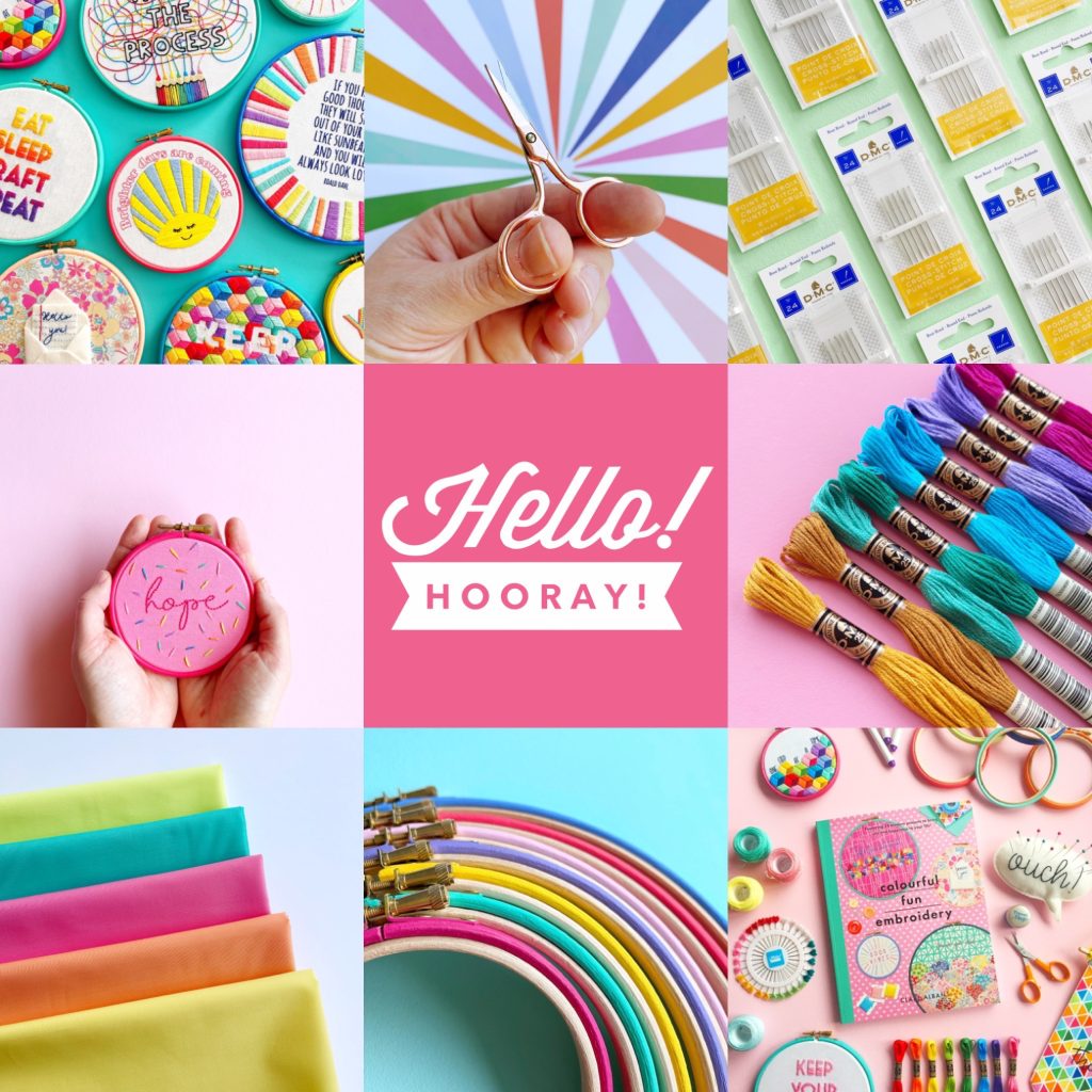 Hello Hooray embroidery links page