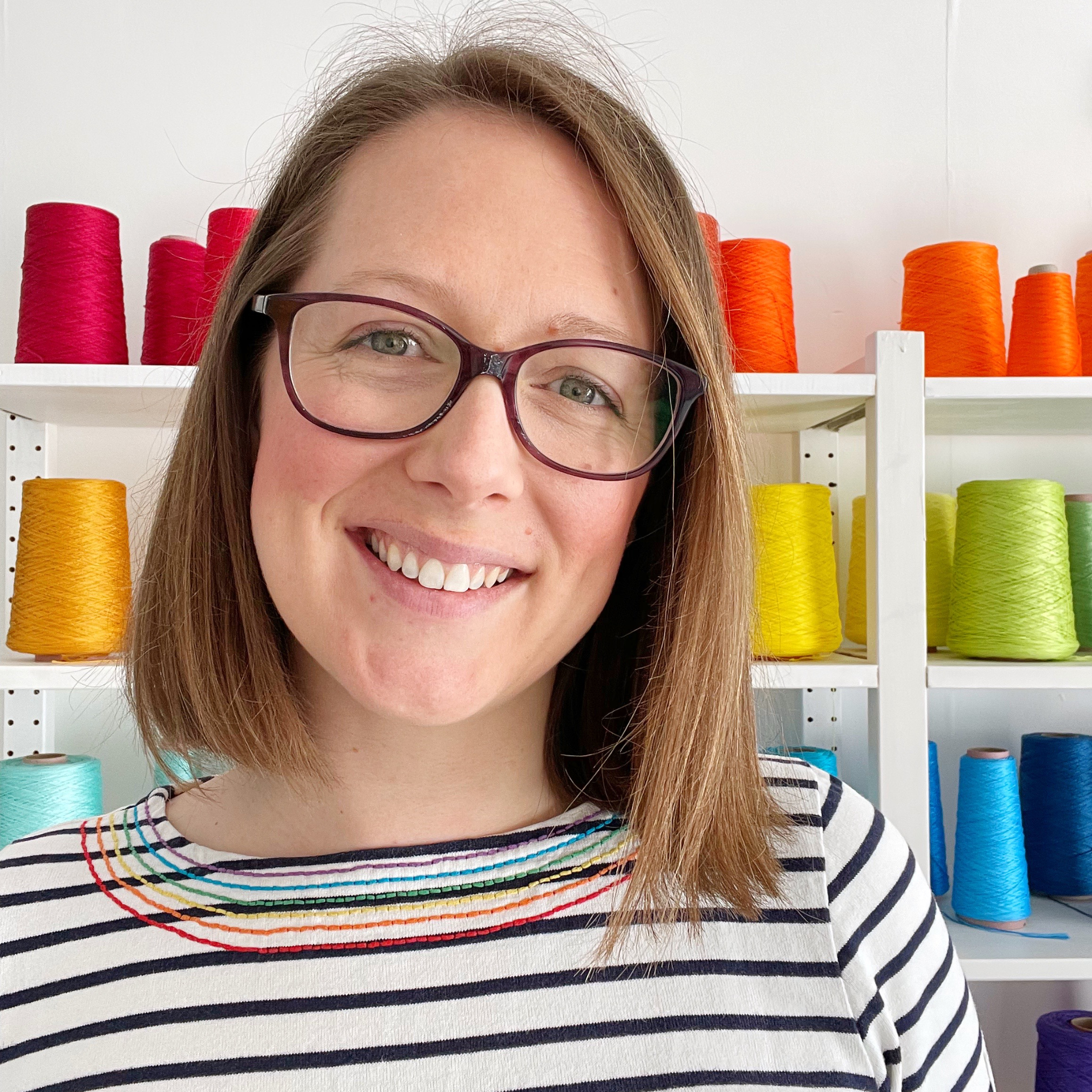Rainbow yoke embroidery workshop | Hello! Hooray!