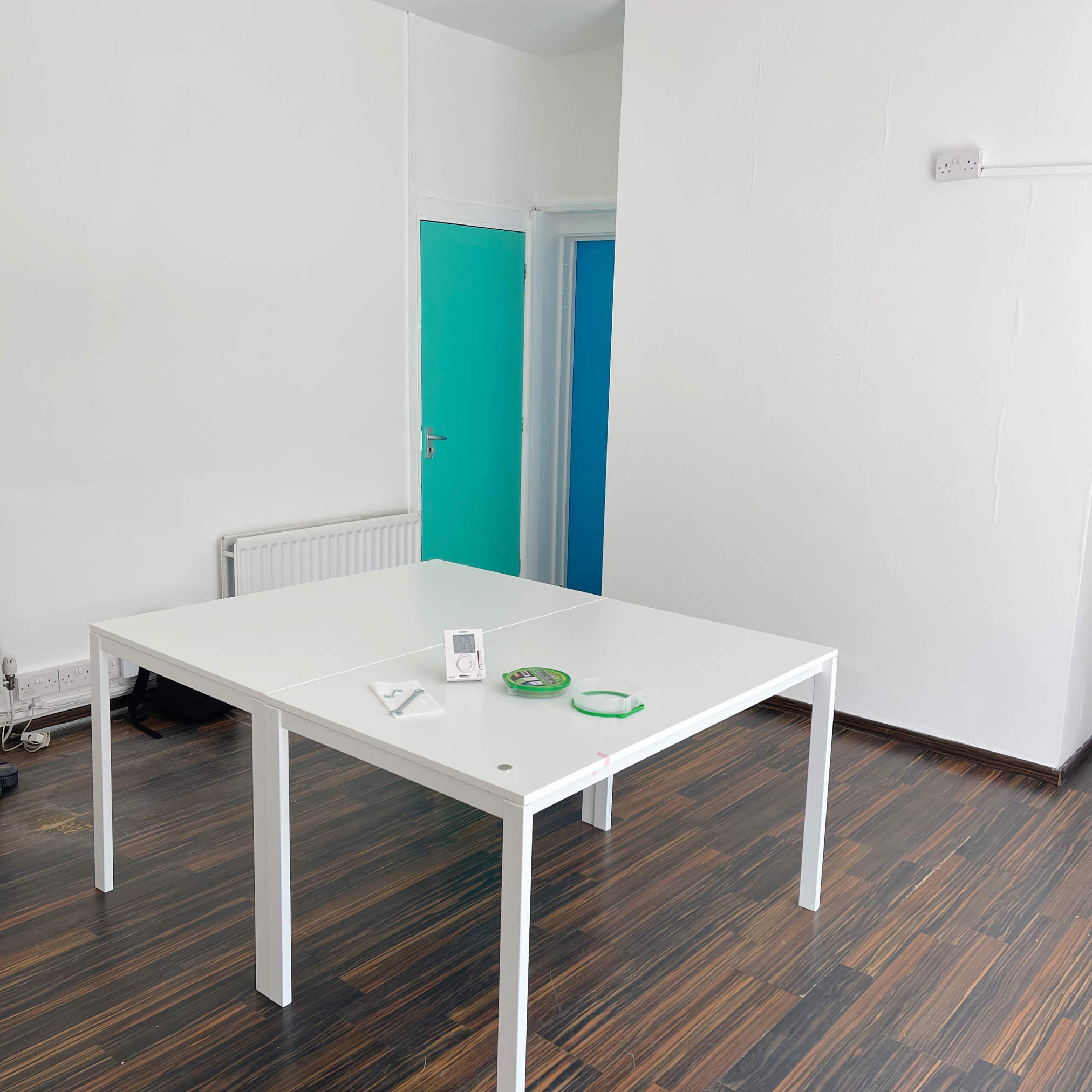 Workshop room looking brighter